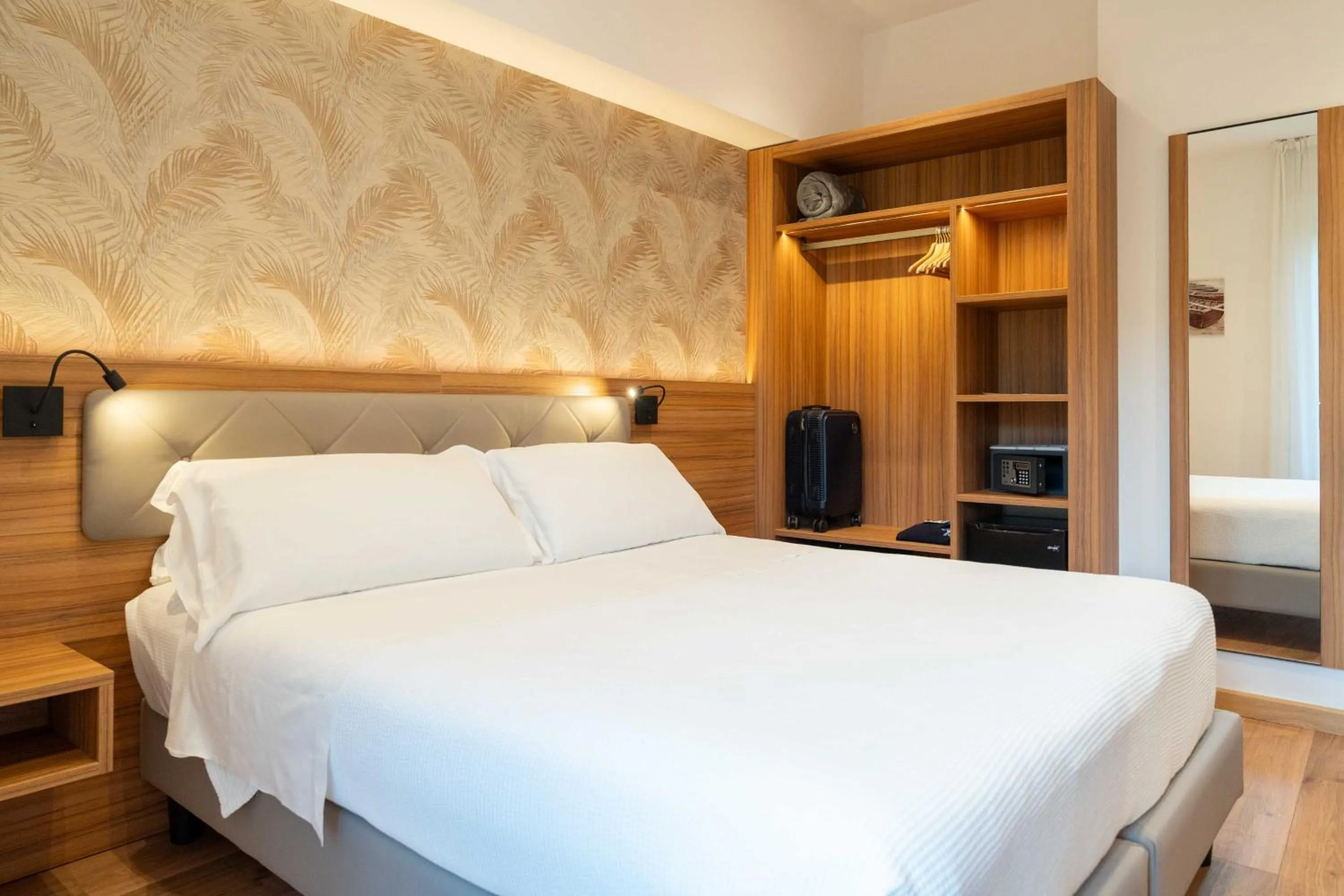 Bed in Hotel Florida Lerici