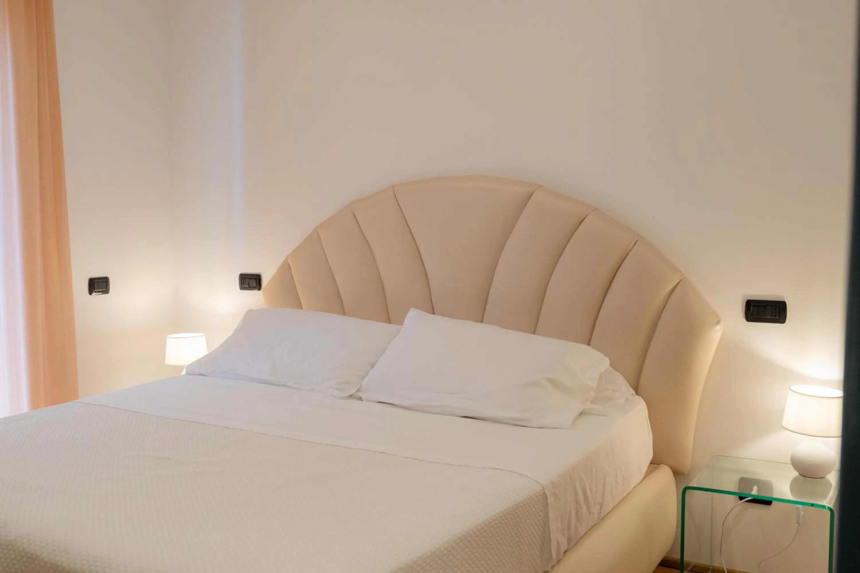 Bed in Hotel Florida Lerici