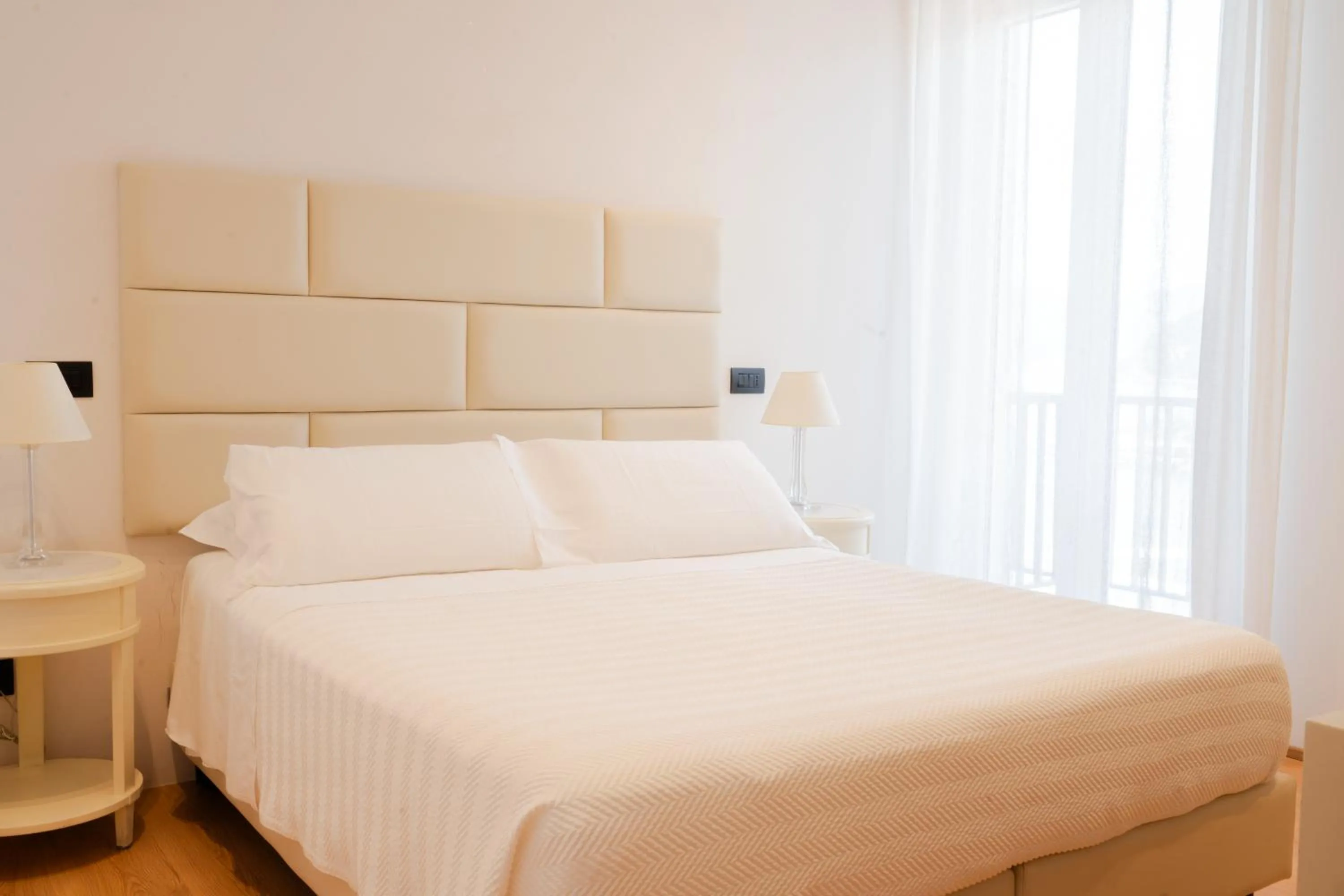 Bed in Hotel Florida Lerici