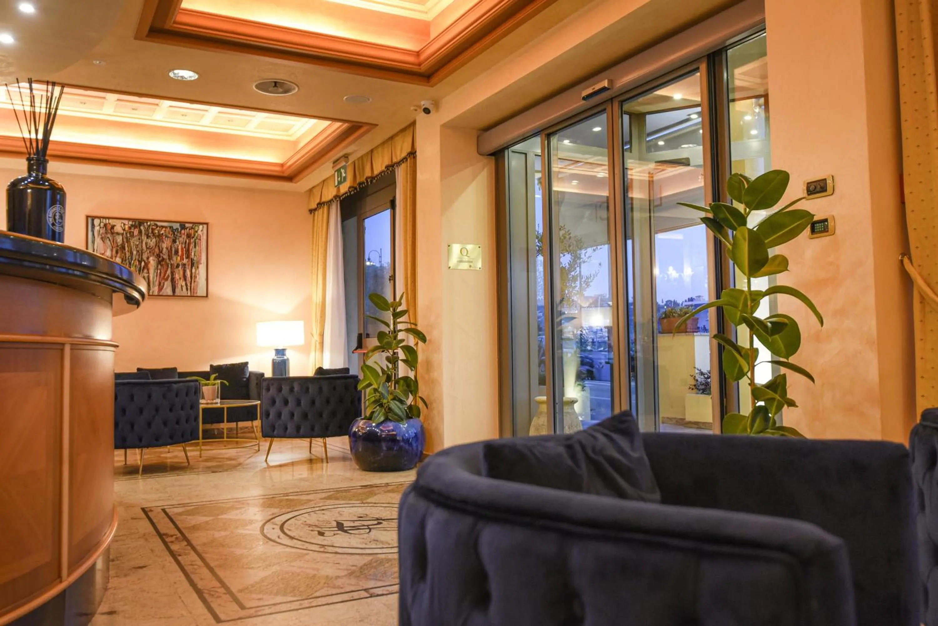 Lobby or reception in Hotel Florida Lerici