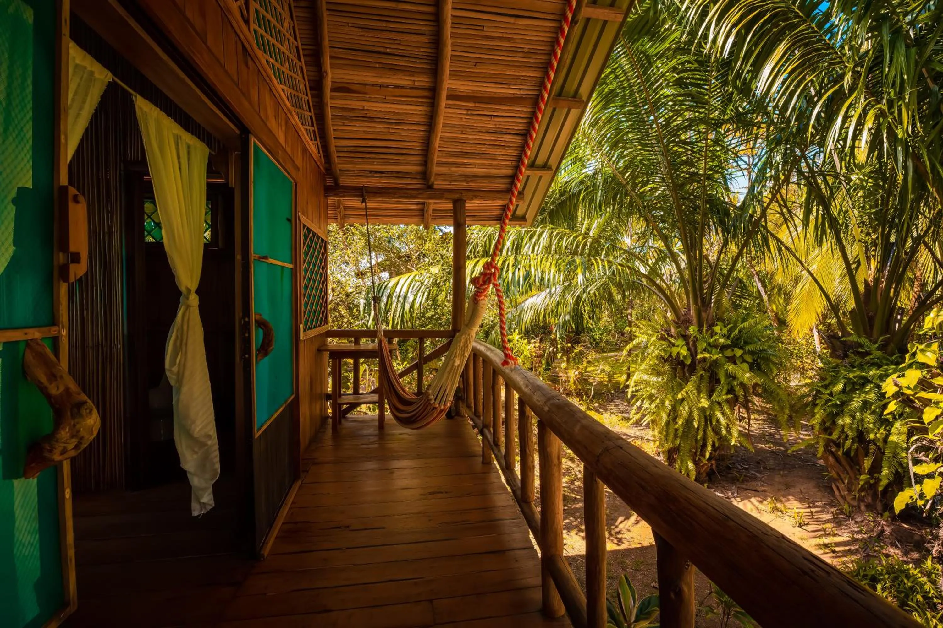 Patio in Ocean Forest Ecolodge