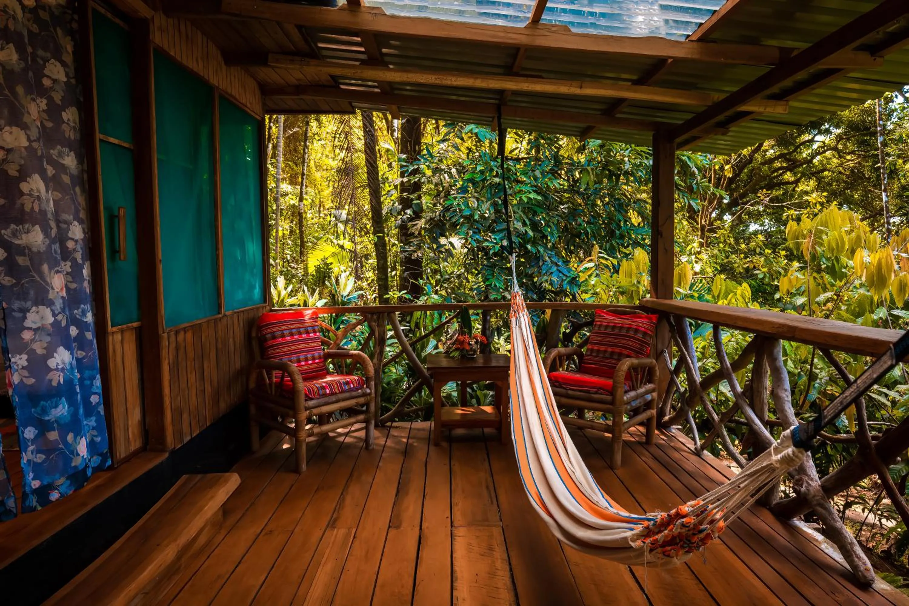 Patio in Ocean Forest Ecolodge