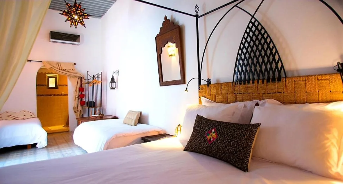 Bed in Riad Safir