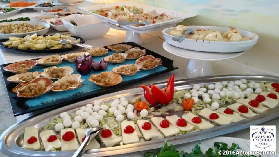 Food and drinks in Park Hotel Cattolica & Restaurant