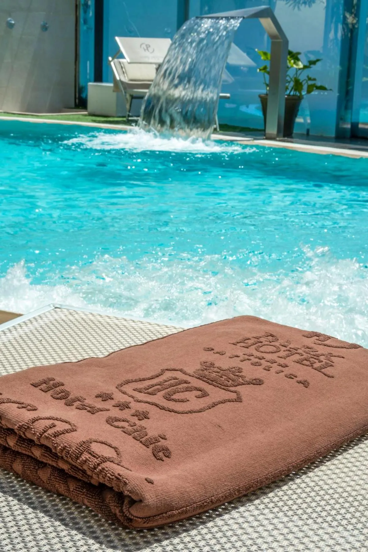 Pool view in Park Hotel Cattolica & Restaurant