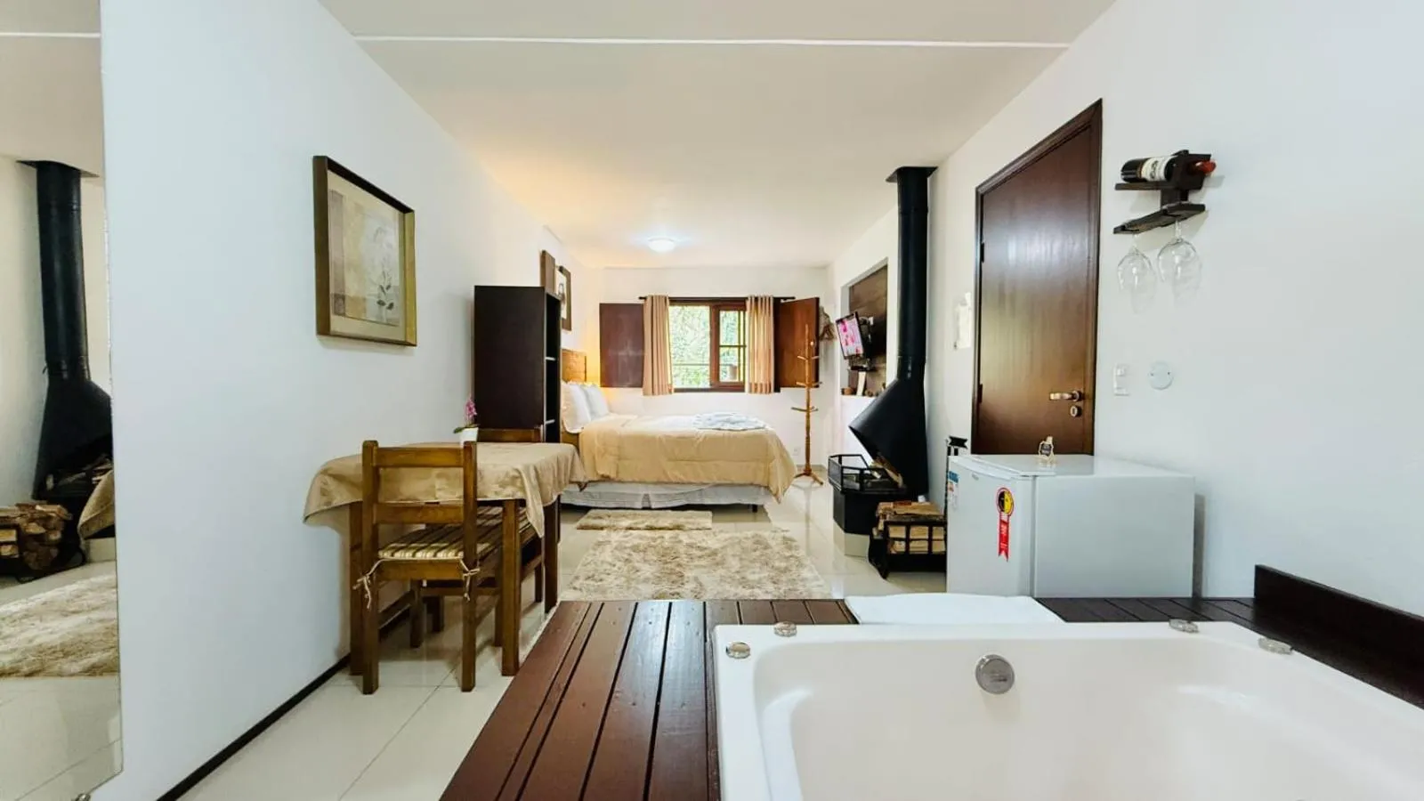 Bed in Vila Eremita Pousada
