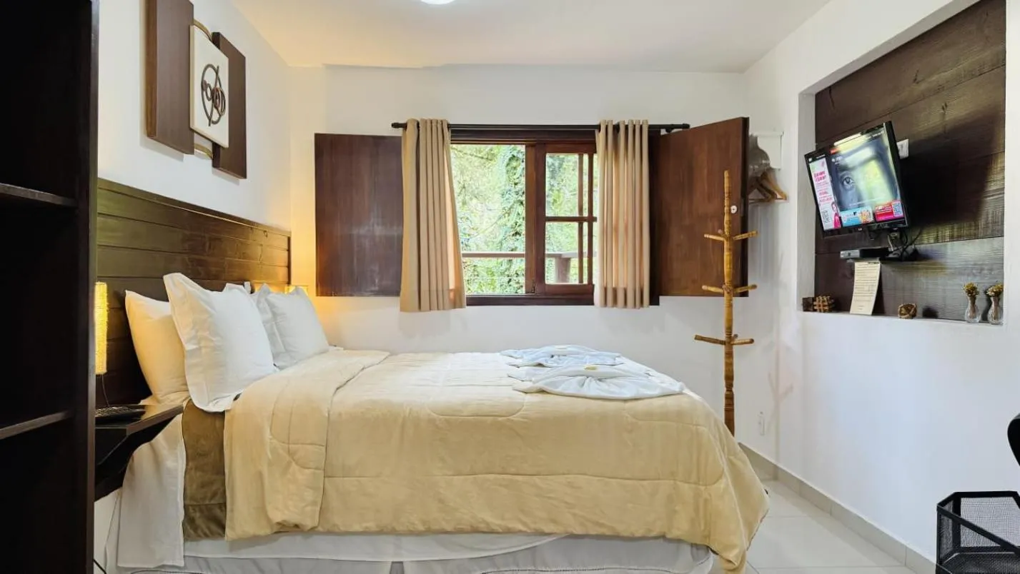 Bed in Vila Eremita Pousada