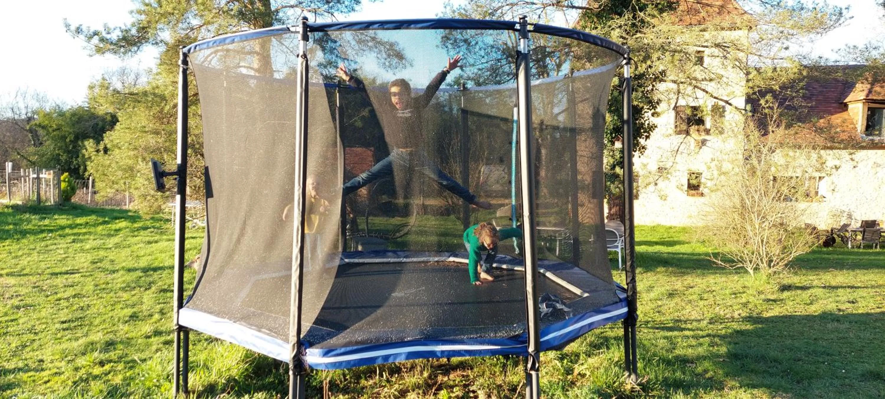 Garden in Ferme des Petites Oreilles 4 étoiles