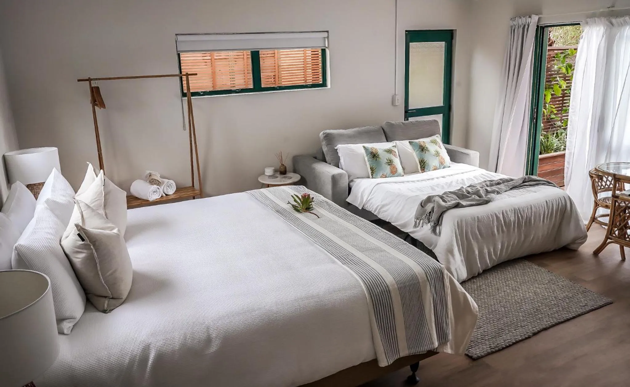 Bed in La Dolce Vita Whangamata