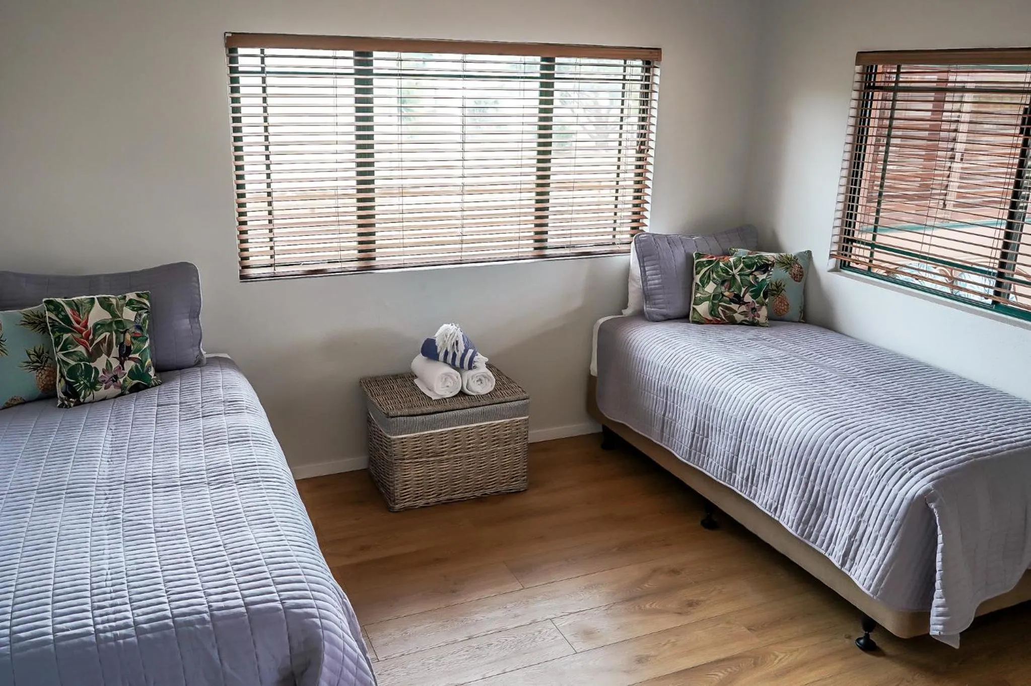 Bed in La Dolce Vita Whangamata