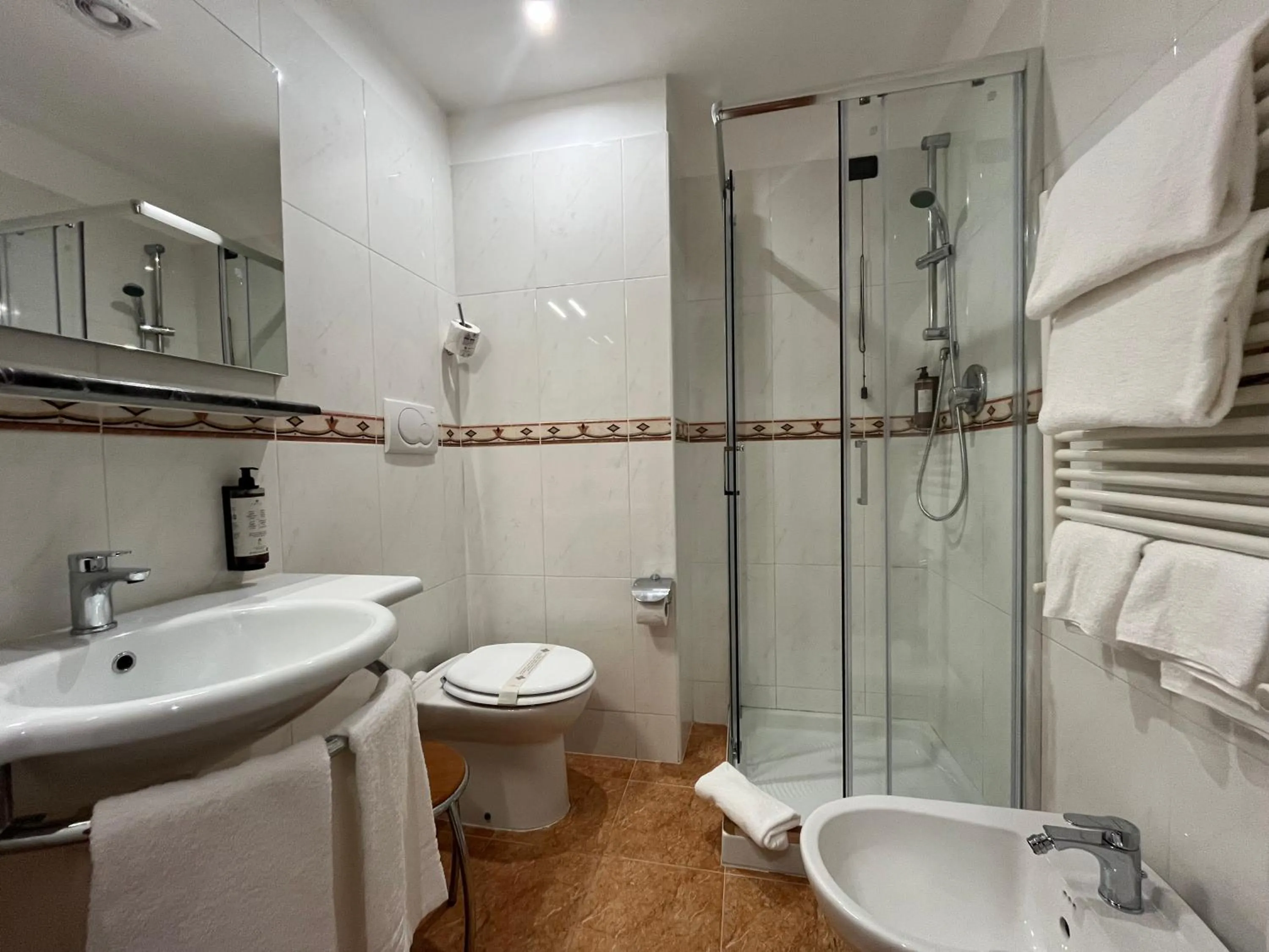 Shower in Hotel President Venezia