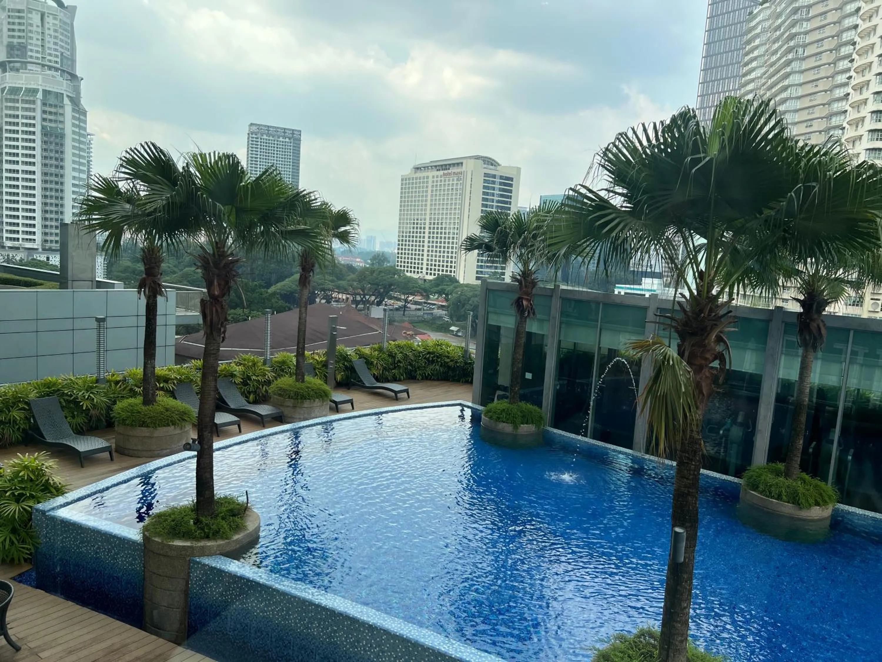 Pool view in Vortex Suites klcc by Rit