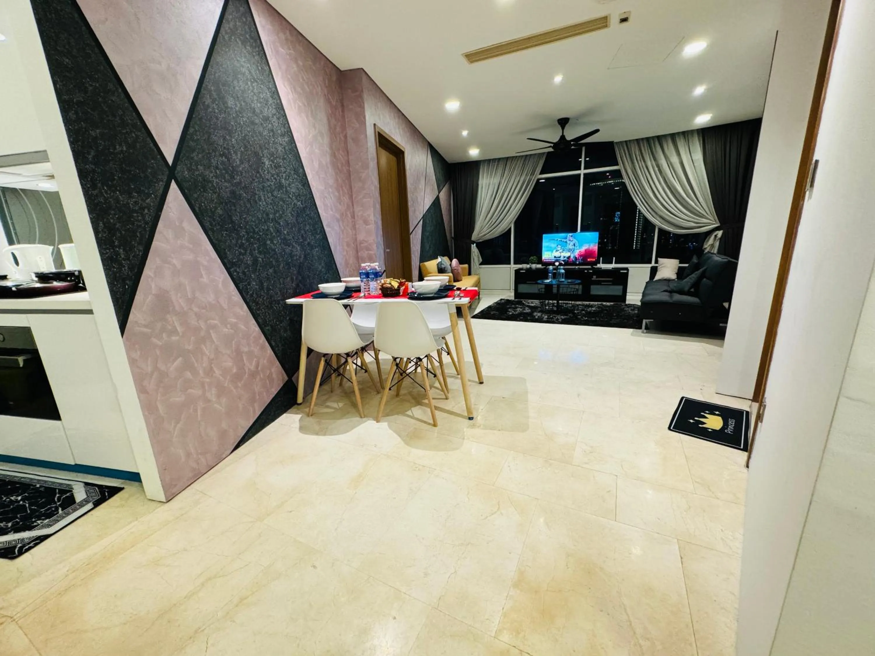 Living room in Vortex Suites klcc by Rit