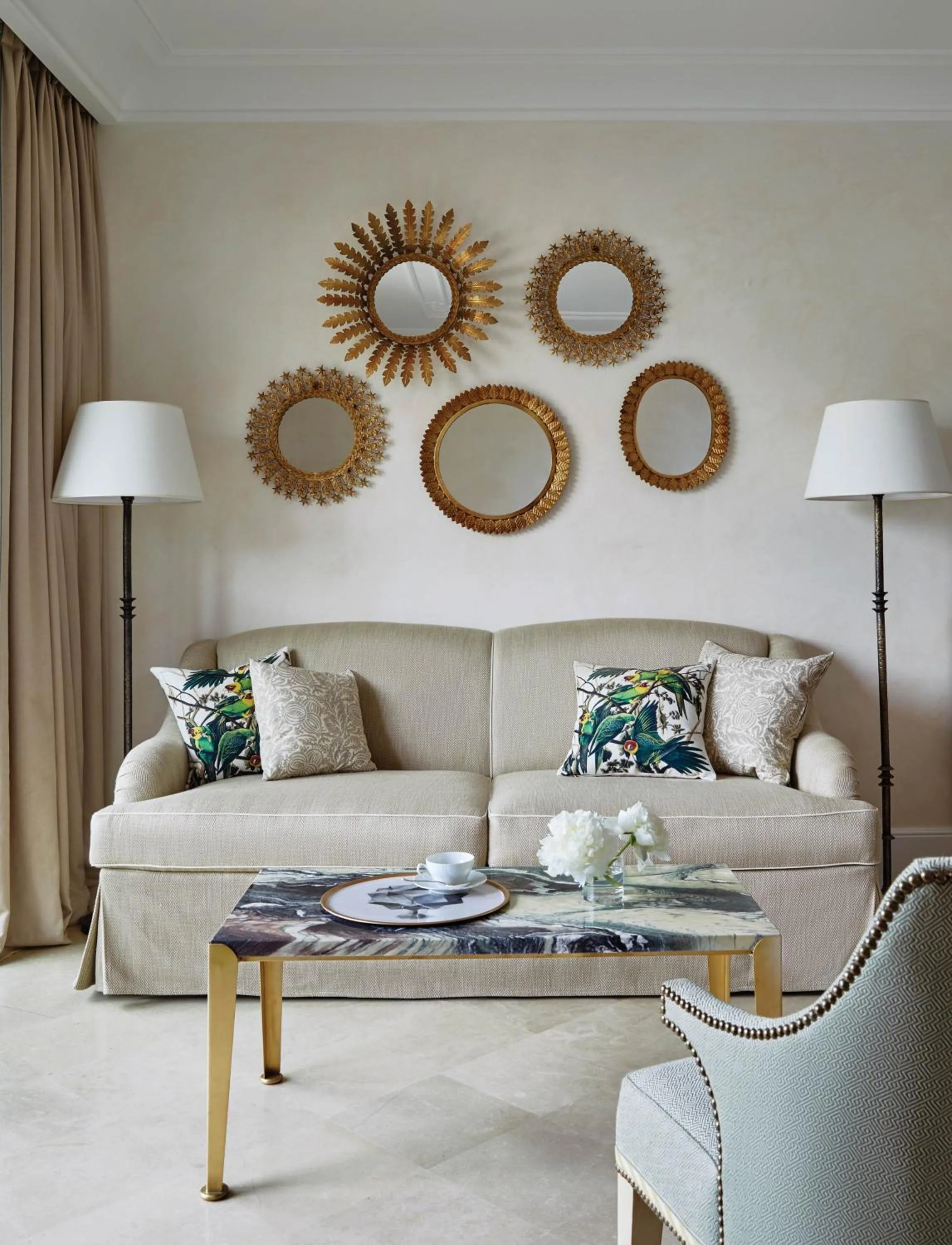 Decorative detail in Villa Sant'Andrea, A Belmond Hotel, Taormina Mare