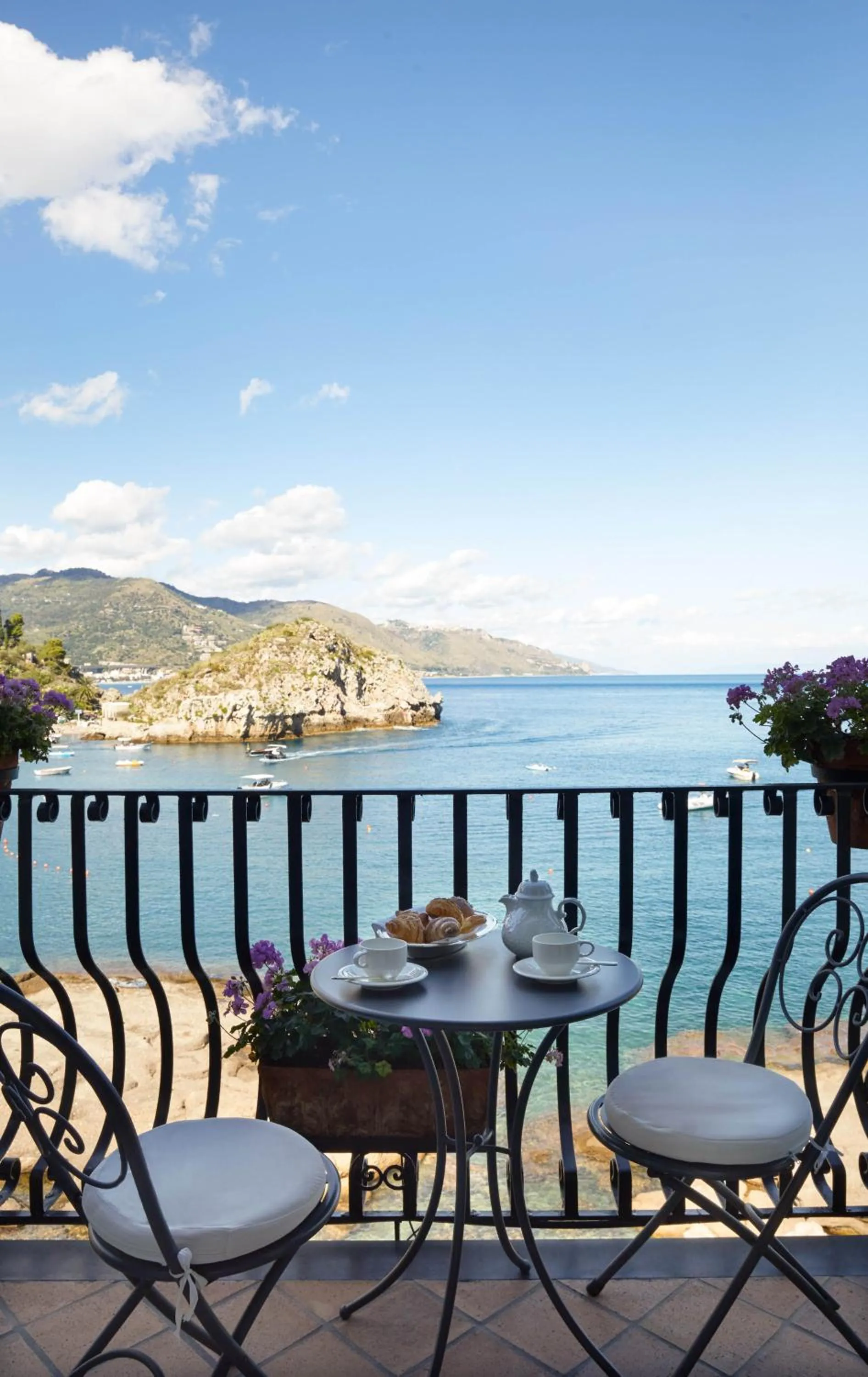 Balcony/Terrace in Villa Sant'Andrea, A Belmond Hotel, Taormina Mare
