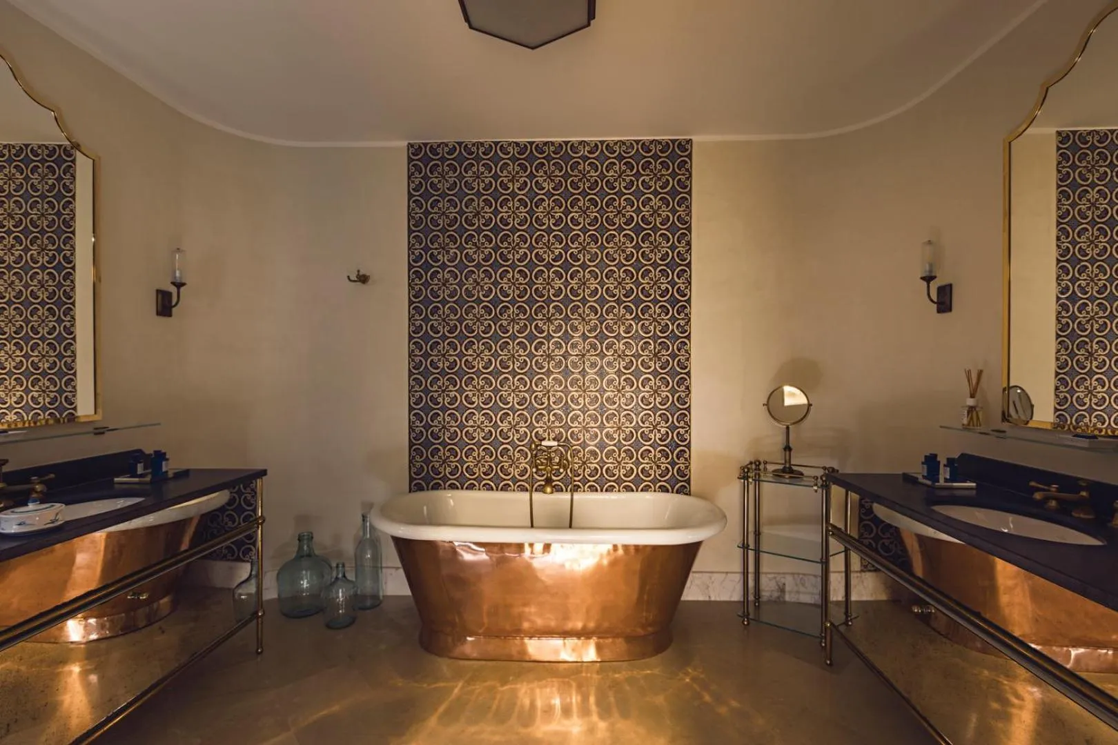Bathroom in Villa Sant'Andrea, A Belmond Hotel, Taormina Mare
