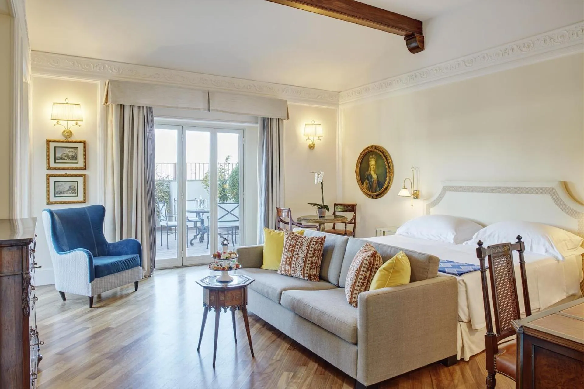 Bedroom in Villa Sant'Andrea, A Belmond Hotel, Taormina Mare