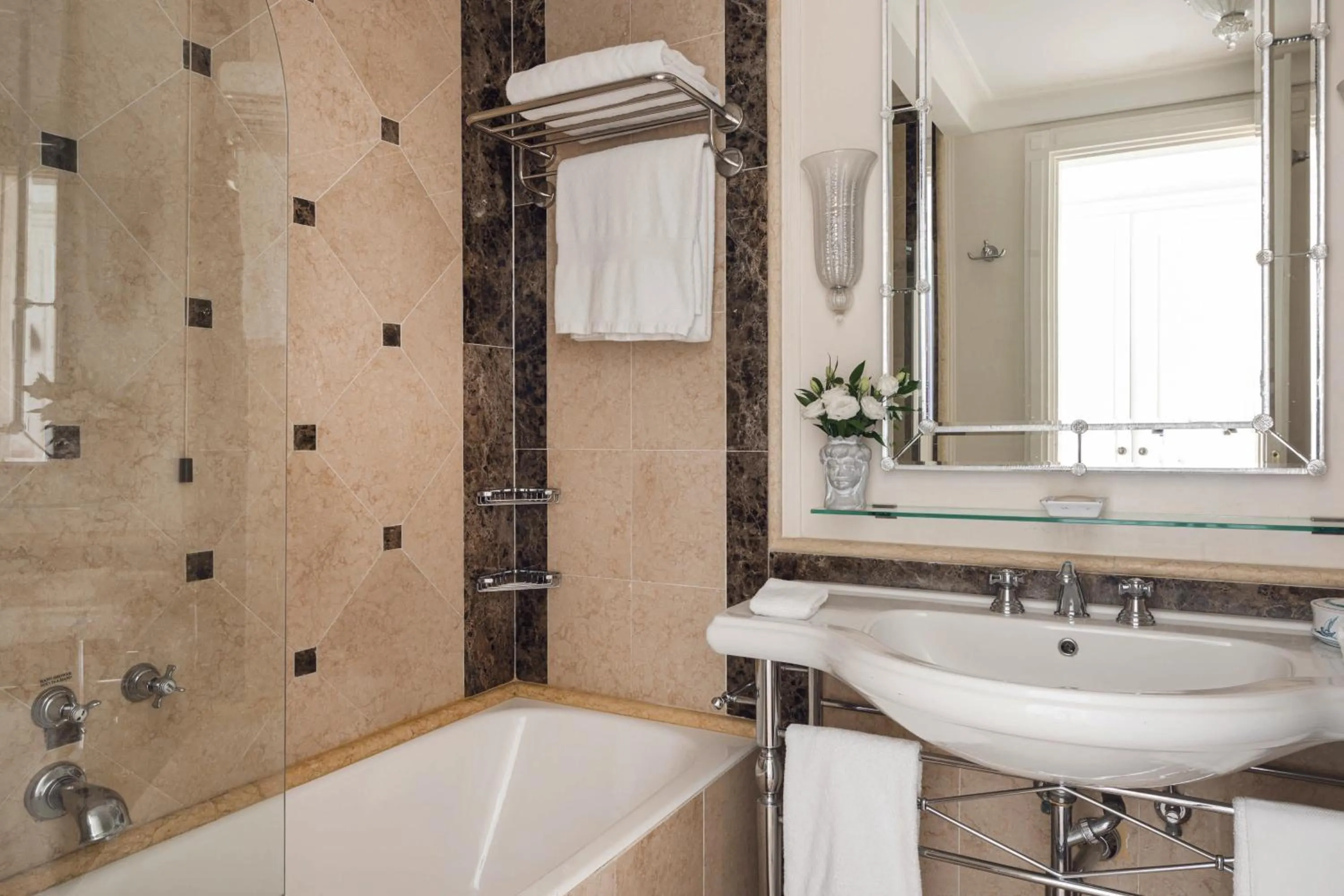 Bathroom in Villa Sant'Andrea, A Belmond Hotel, Taormina Mare
