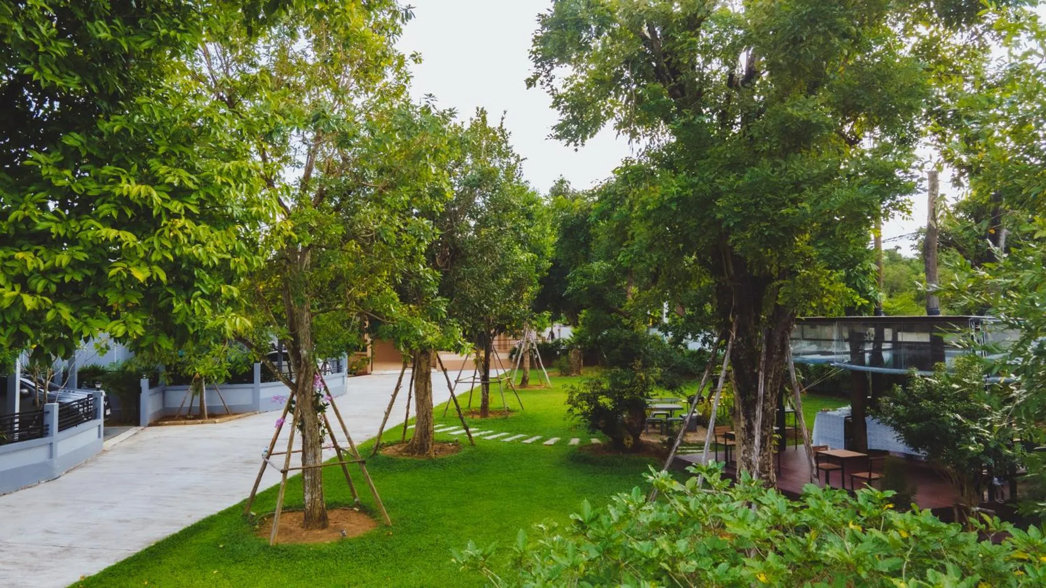 Garden in Baan Nern Khao Resort Pattaya