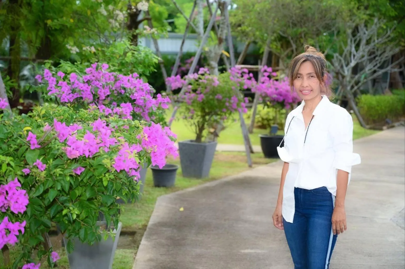 Garden view in Baan Nern Khao Resort Pattaya