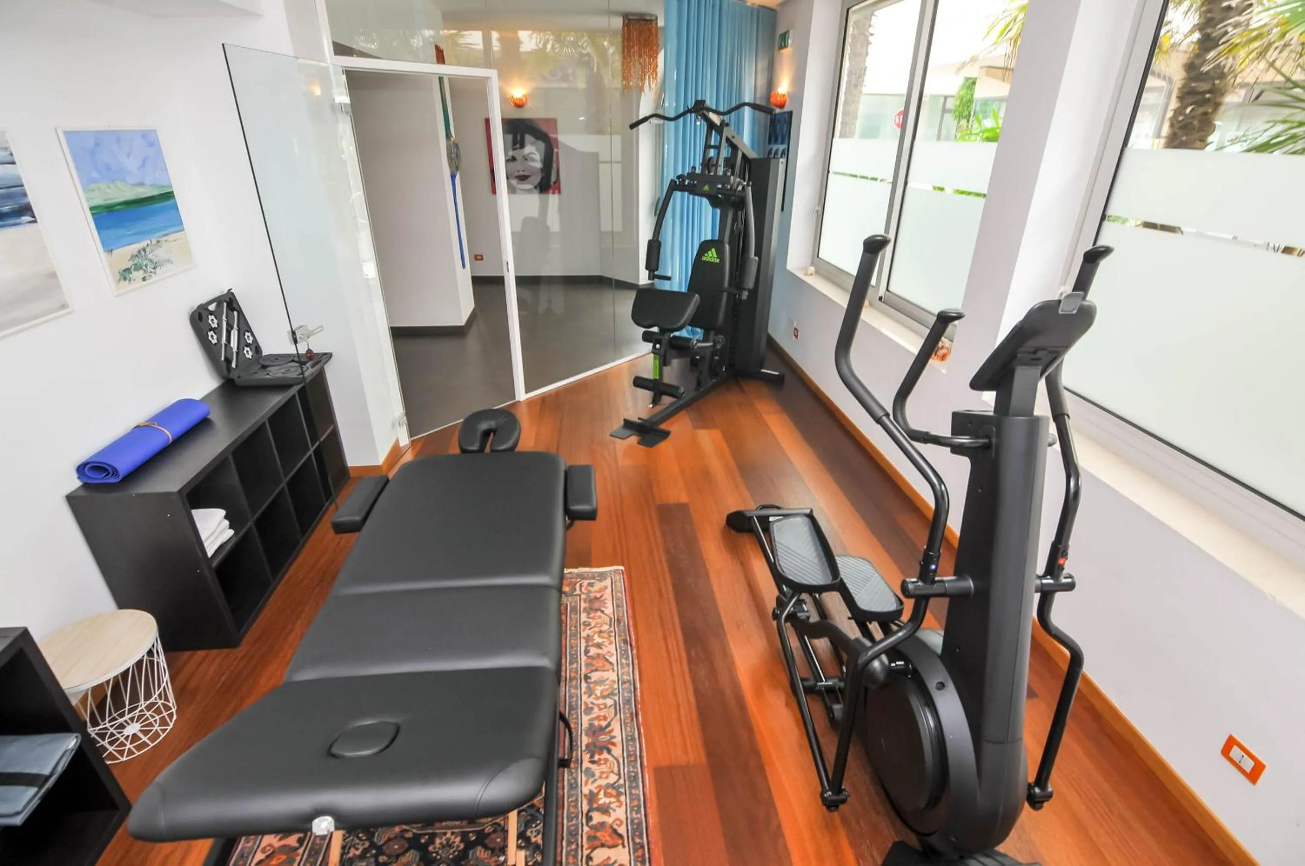 Fitness centre/facilities in Eco Hotel Cleofe