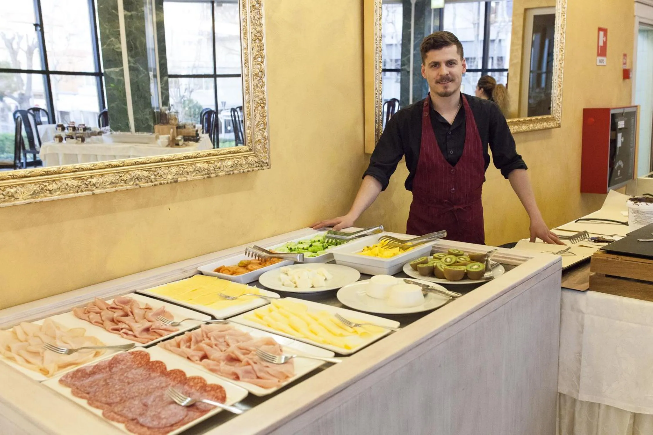 Buffet breakfast in Hotel Diplomat Palace