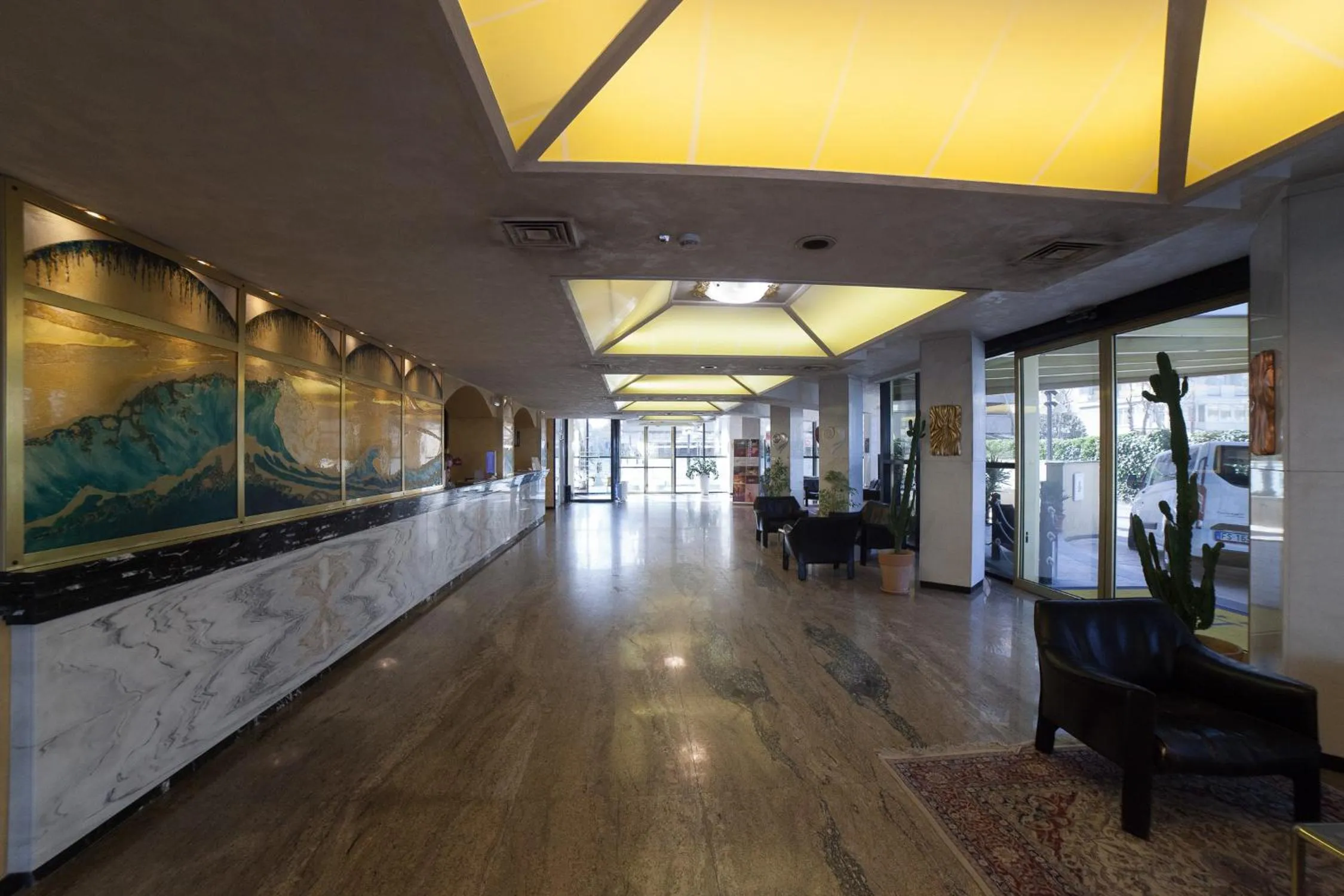 Lobby or reception in Hotel Diplomat Palace