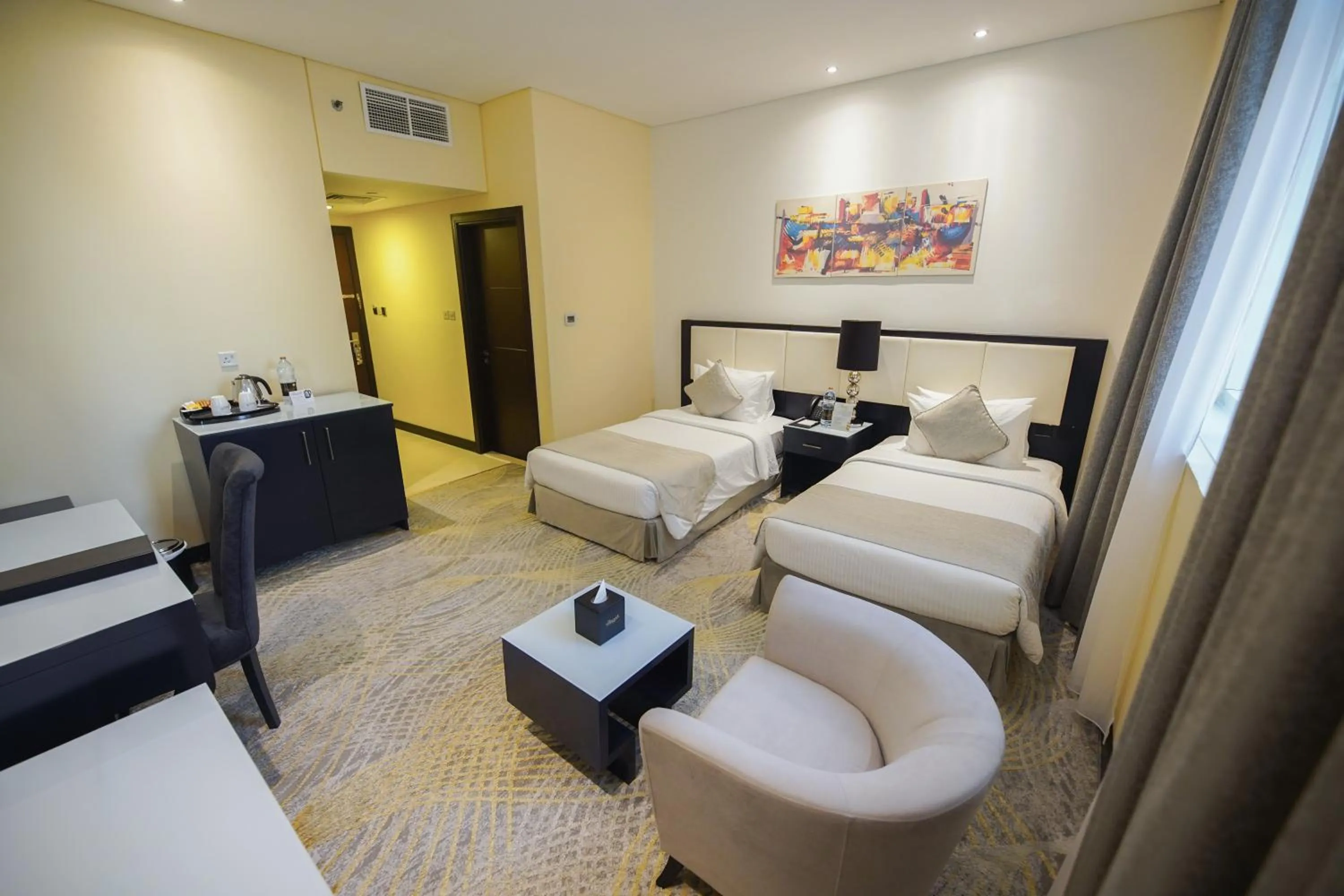 Bed in Grand Villaggio Hotel Abu Dhabi