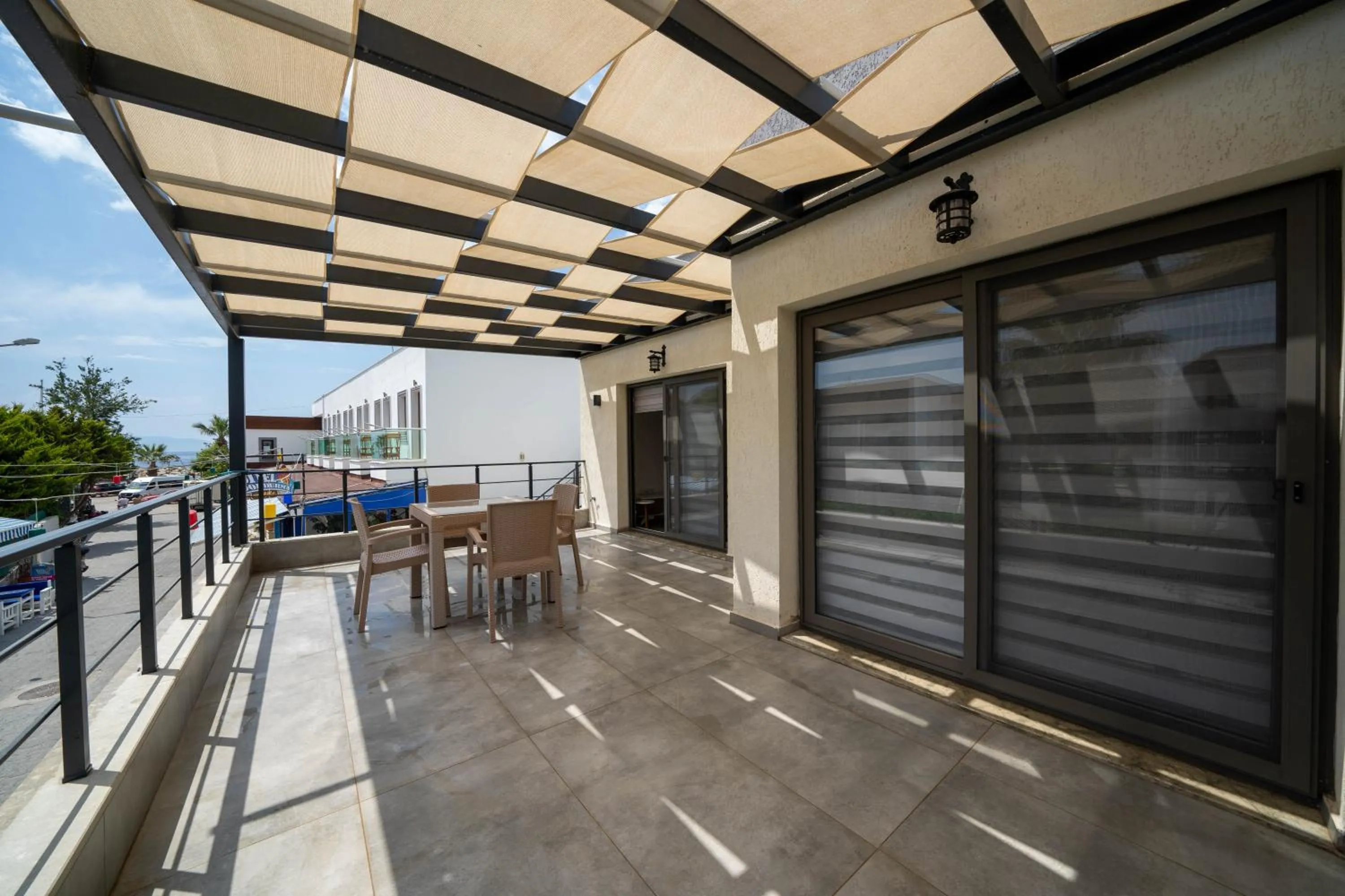 Patio in Naz Liman Otel Bodrum