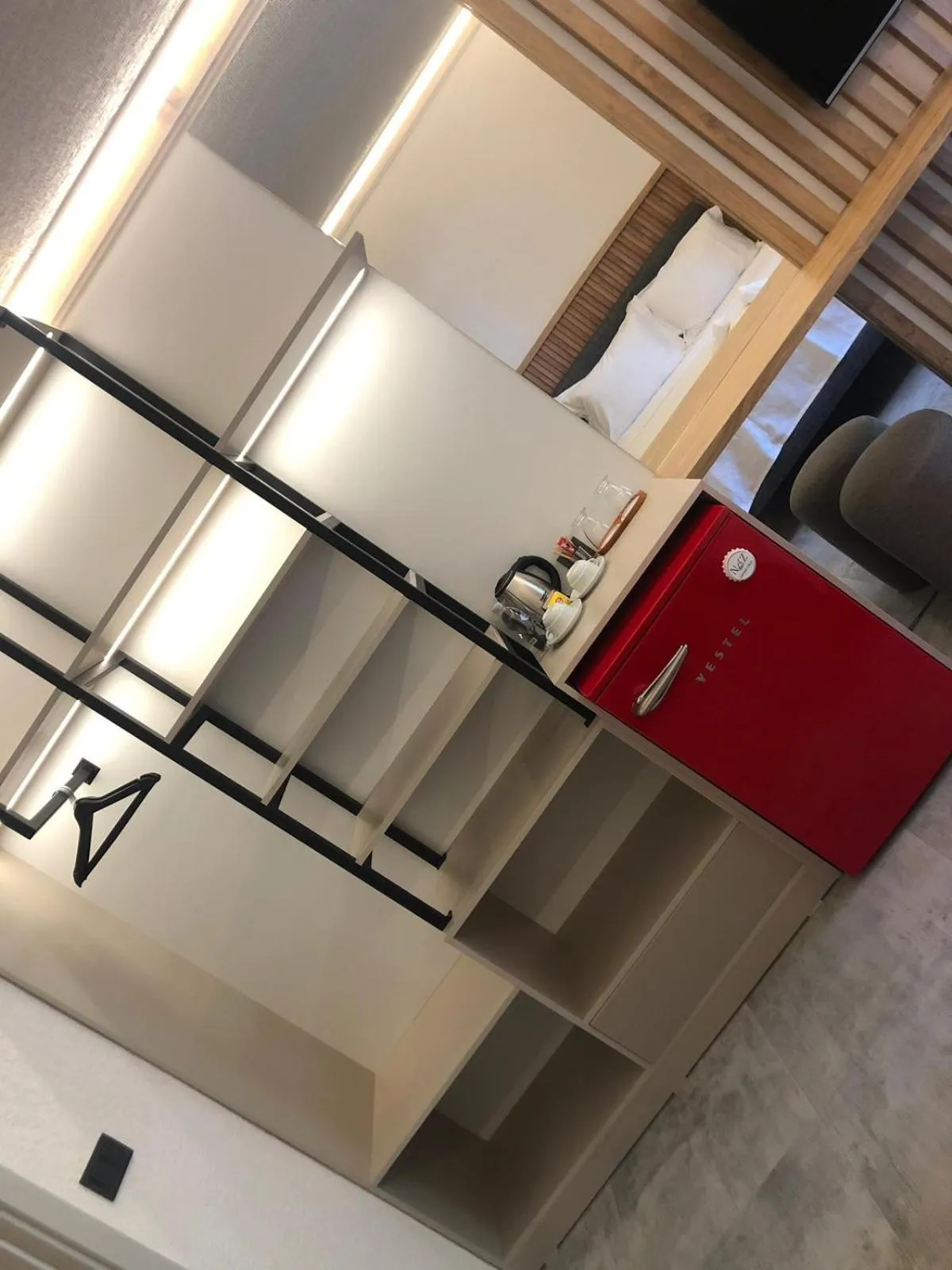 wardrobe in Naz Liman Otel Bodrum