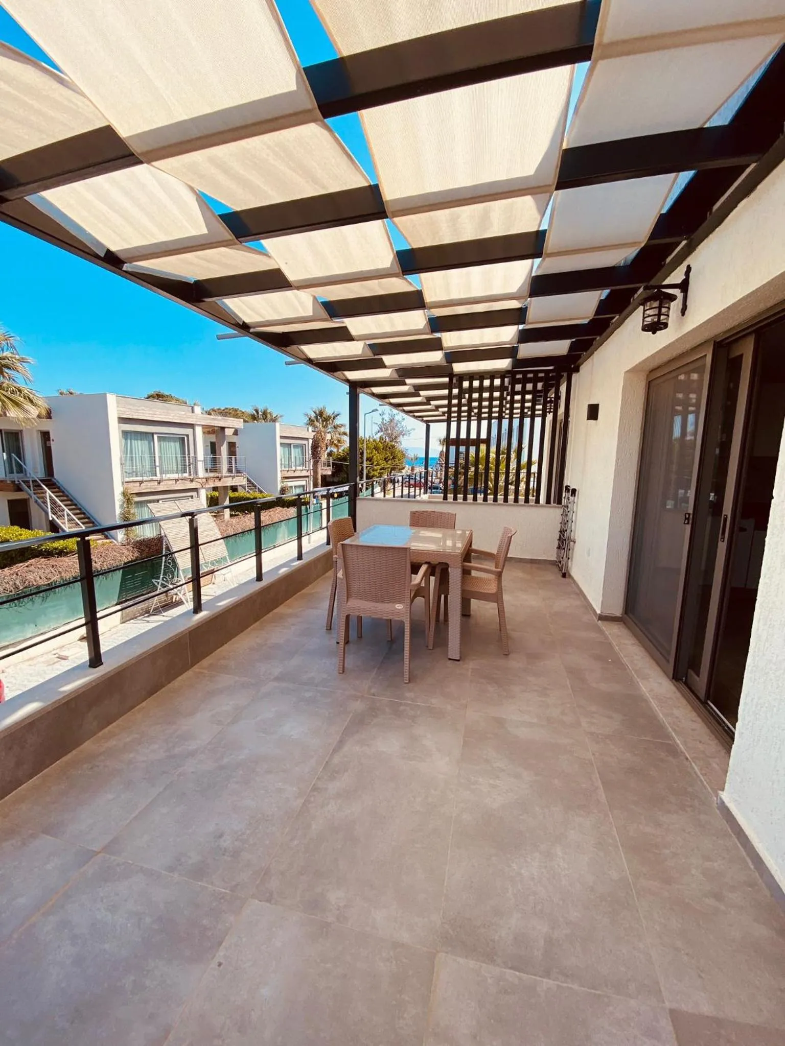 Balcony/Terrace in Naz Liman Otel Bodrum