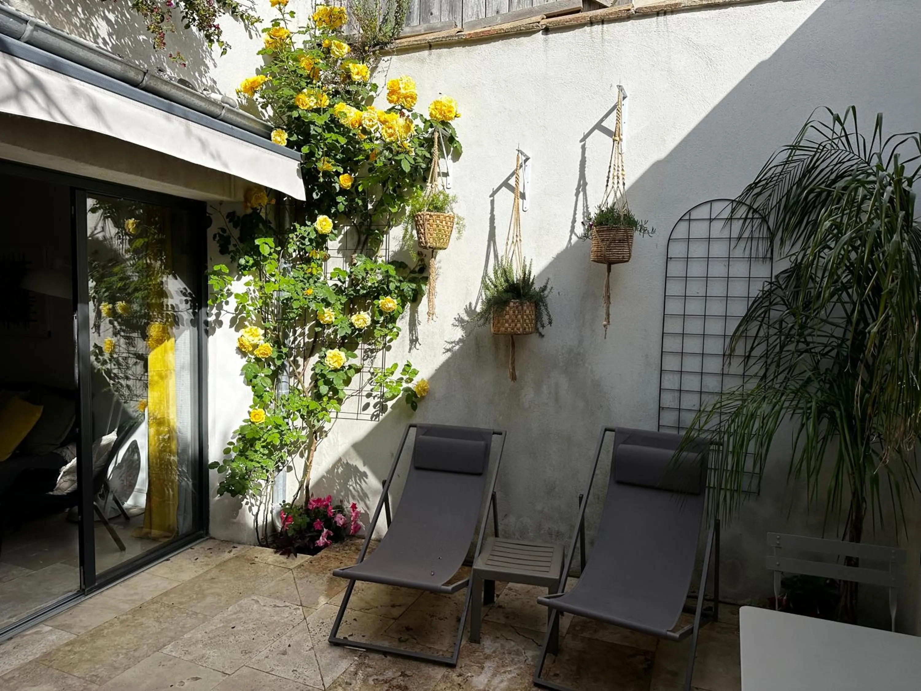Patio in Appartements 3 étoiles terrasse ou patio intra-muros