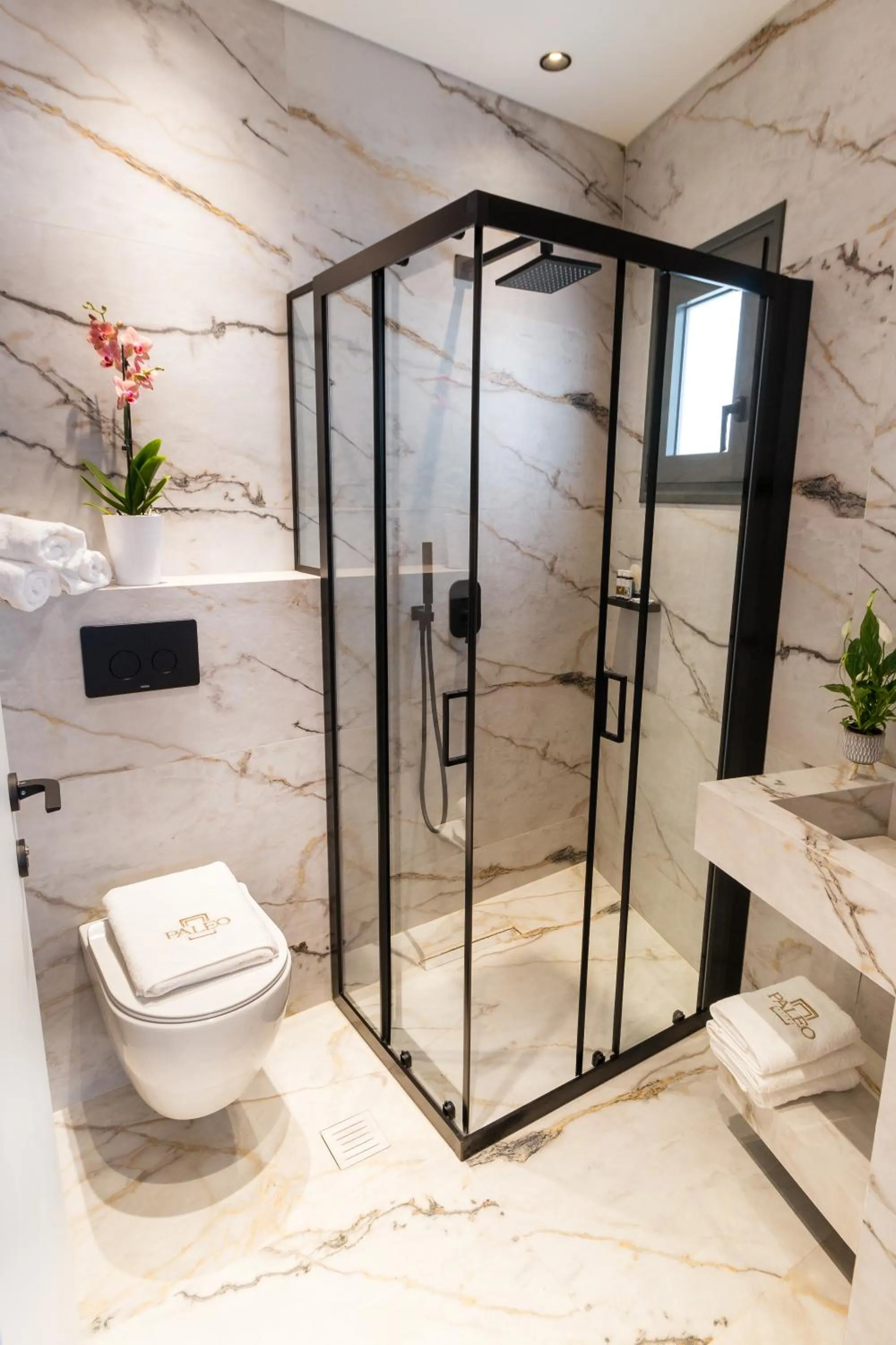 Bathroom in Paleo Suites