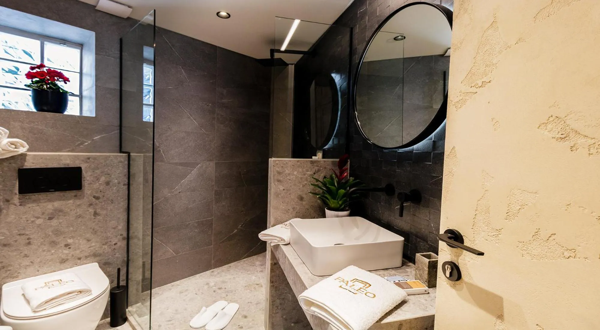 Bathroom in Paleo Suites