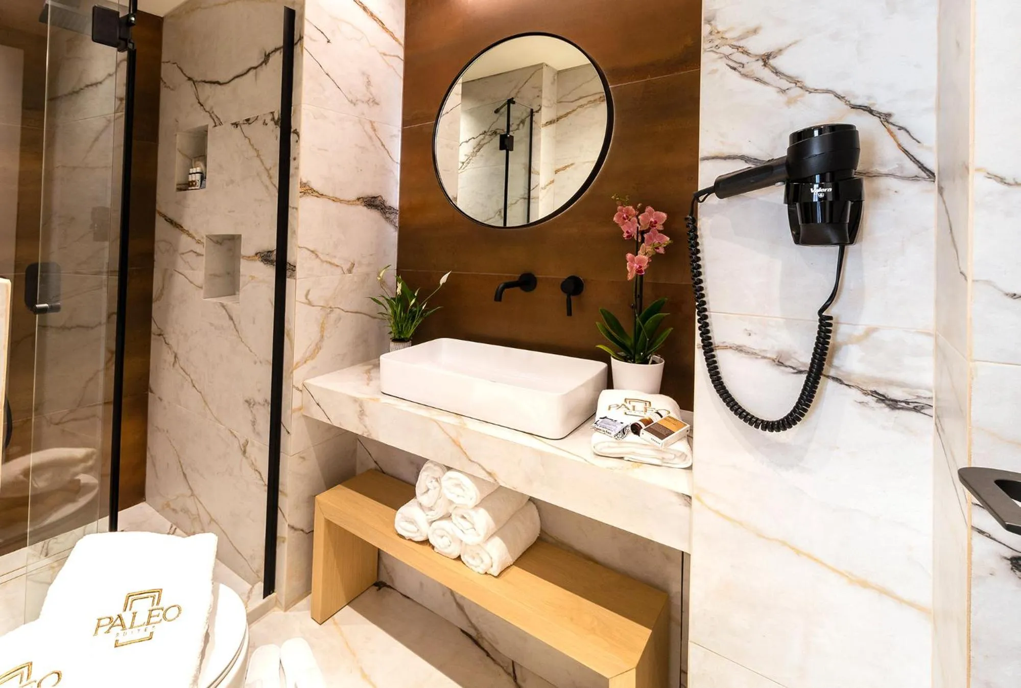 Bathroom in Paleo Suites