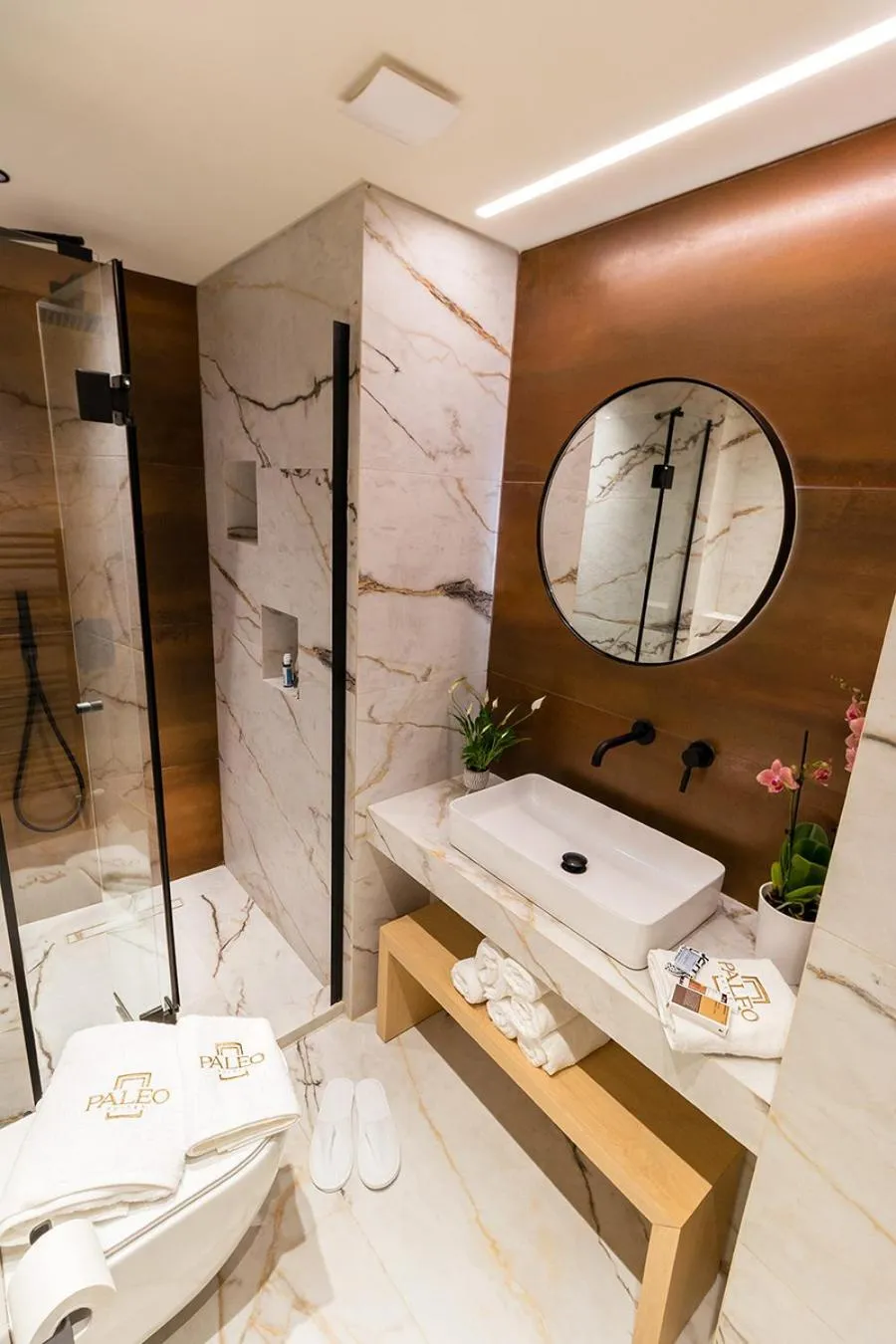 Bathroom in Paleo Suites