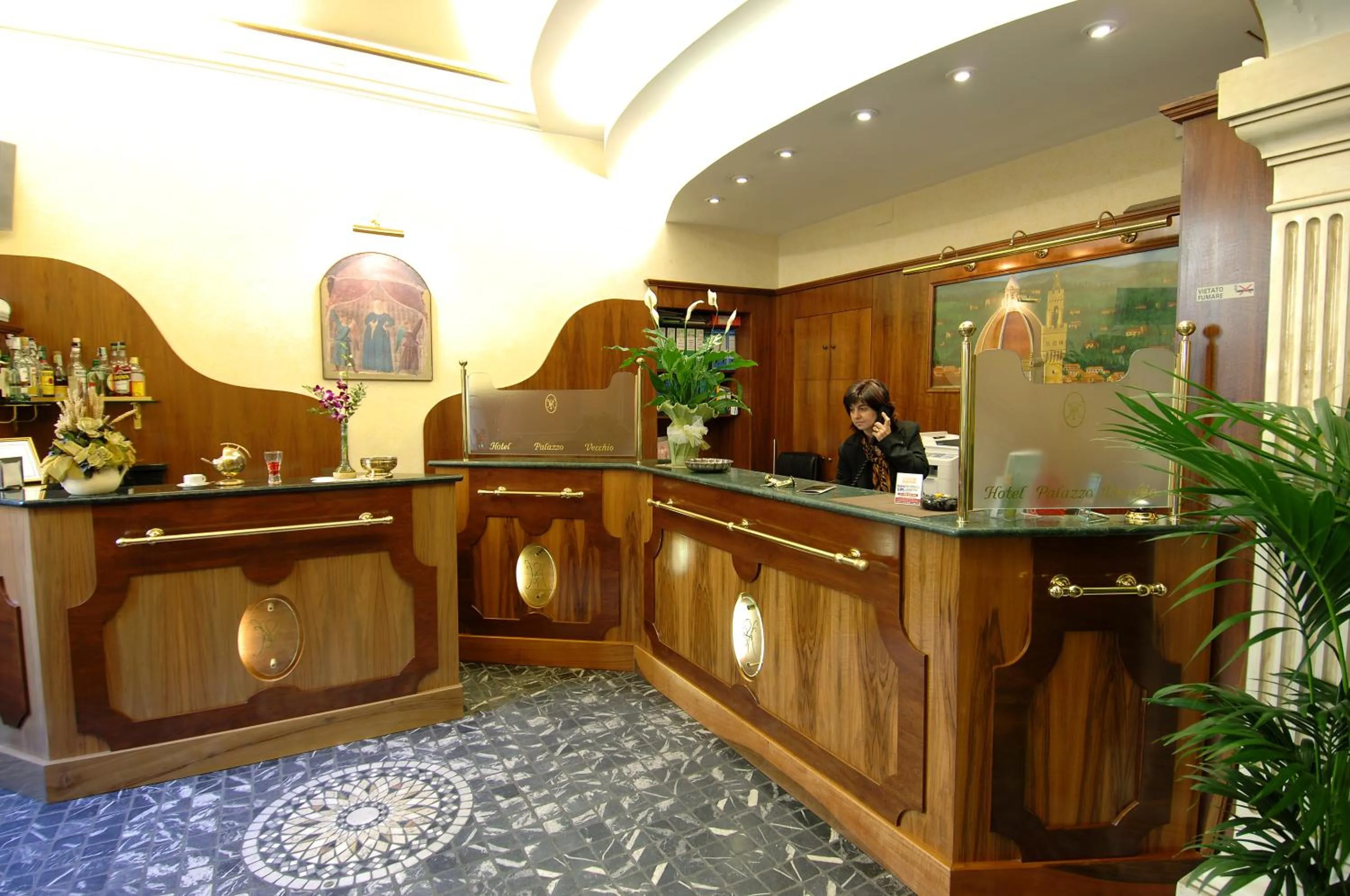 Lobby or reception in Hotel Palazzo Vecchio