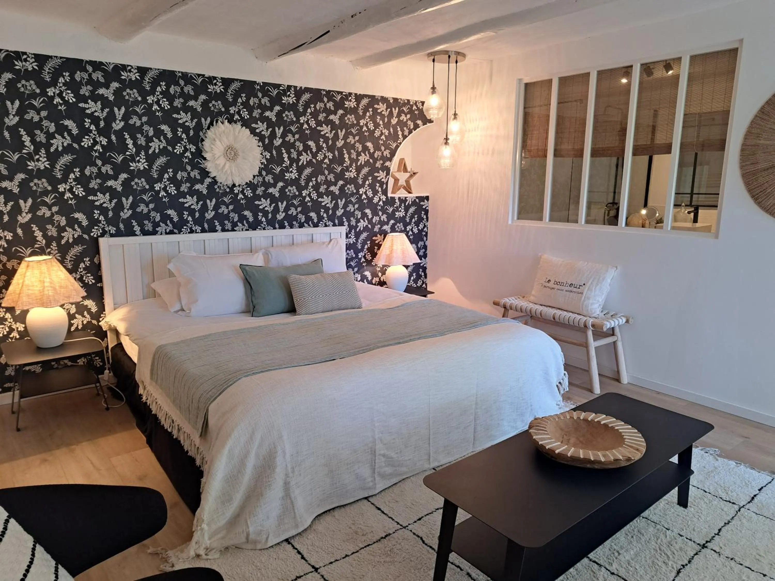 Bed in Hôtel Le Cottage de Sophie