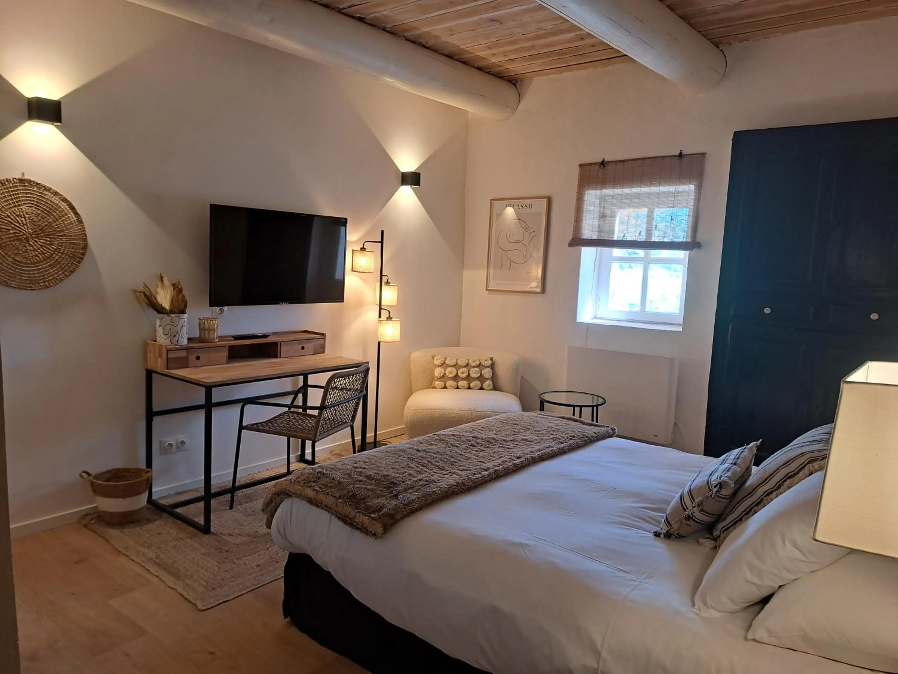 Bed in Hôtel Le Cottage de Sophie