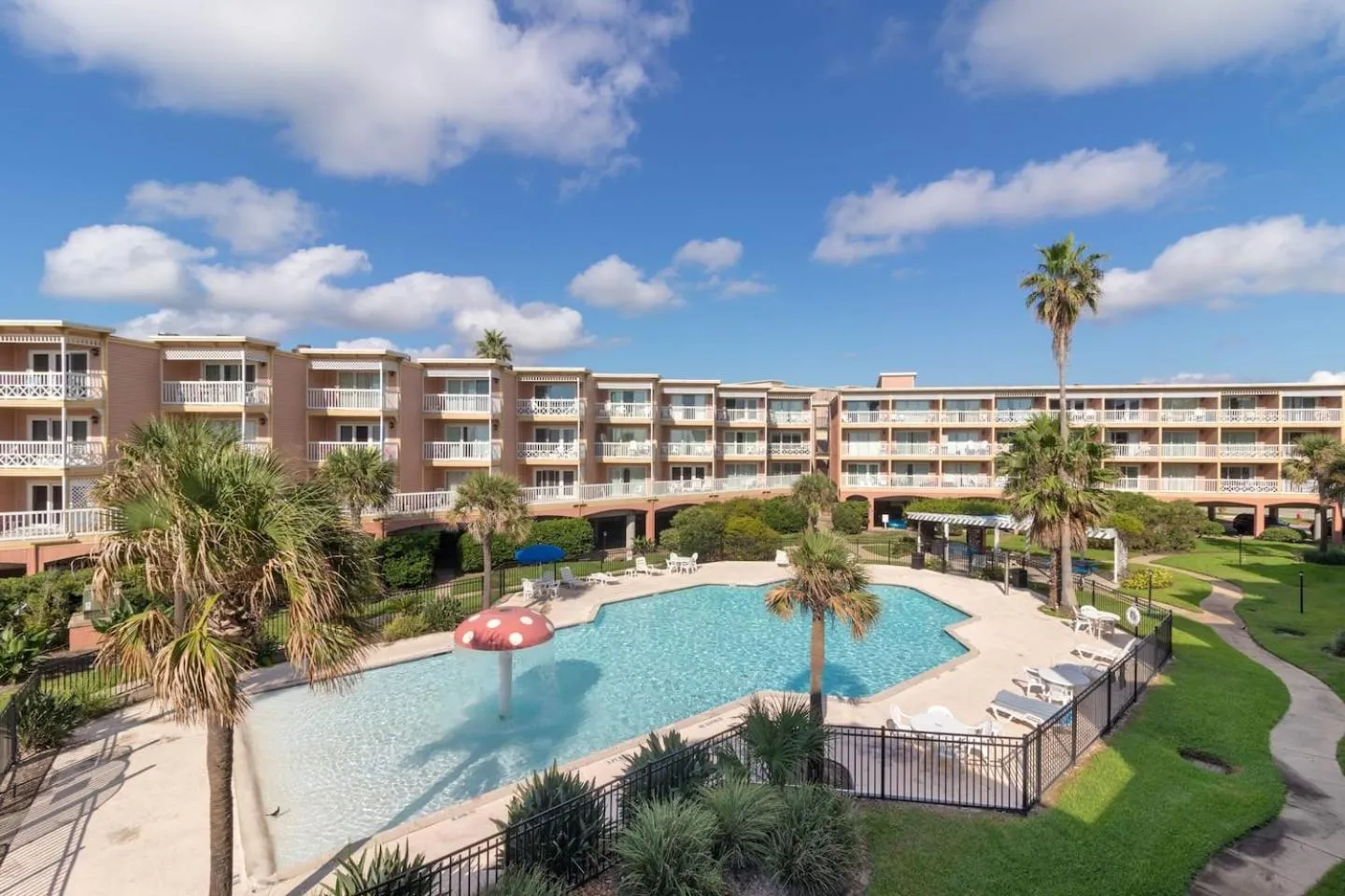 Pool view in Crimson Beach Escape Ocean View-HotTub -Pool-LongStay - 1 Queen Bedroom plus Alcove bunk Beds and a Sofa