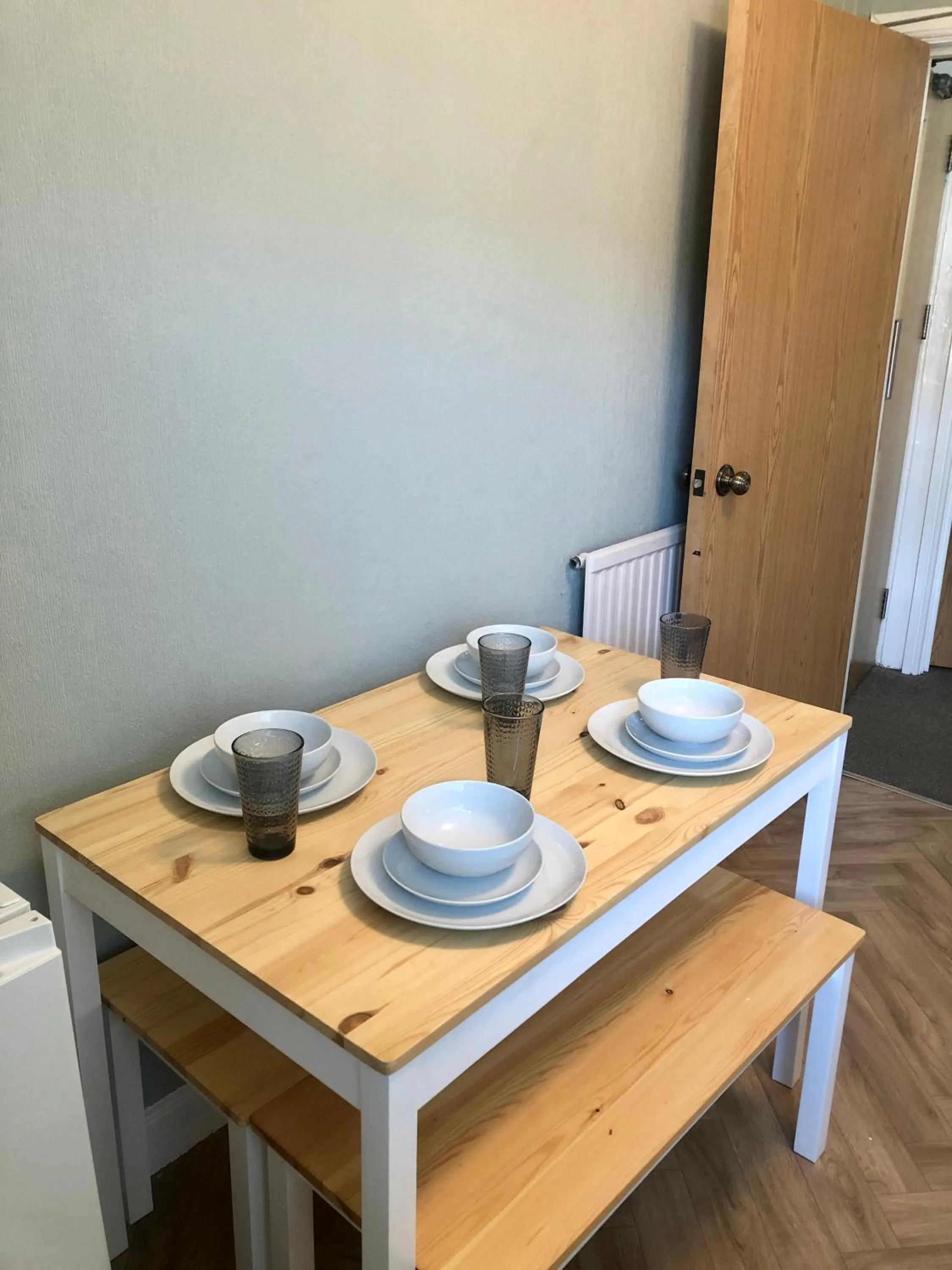 Dining area in Cranwell Court Apartments