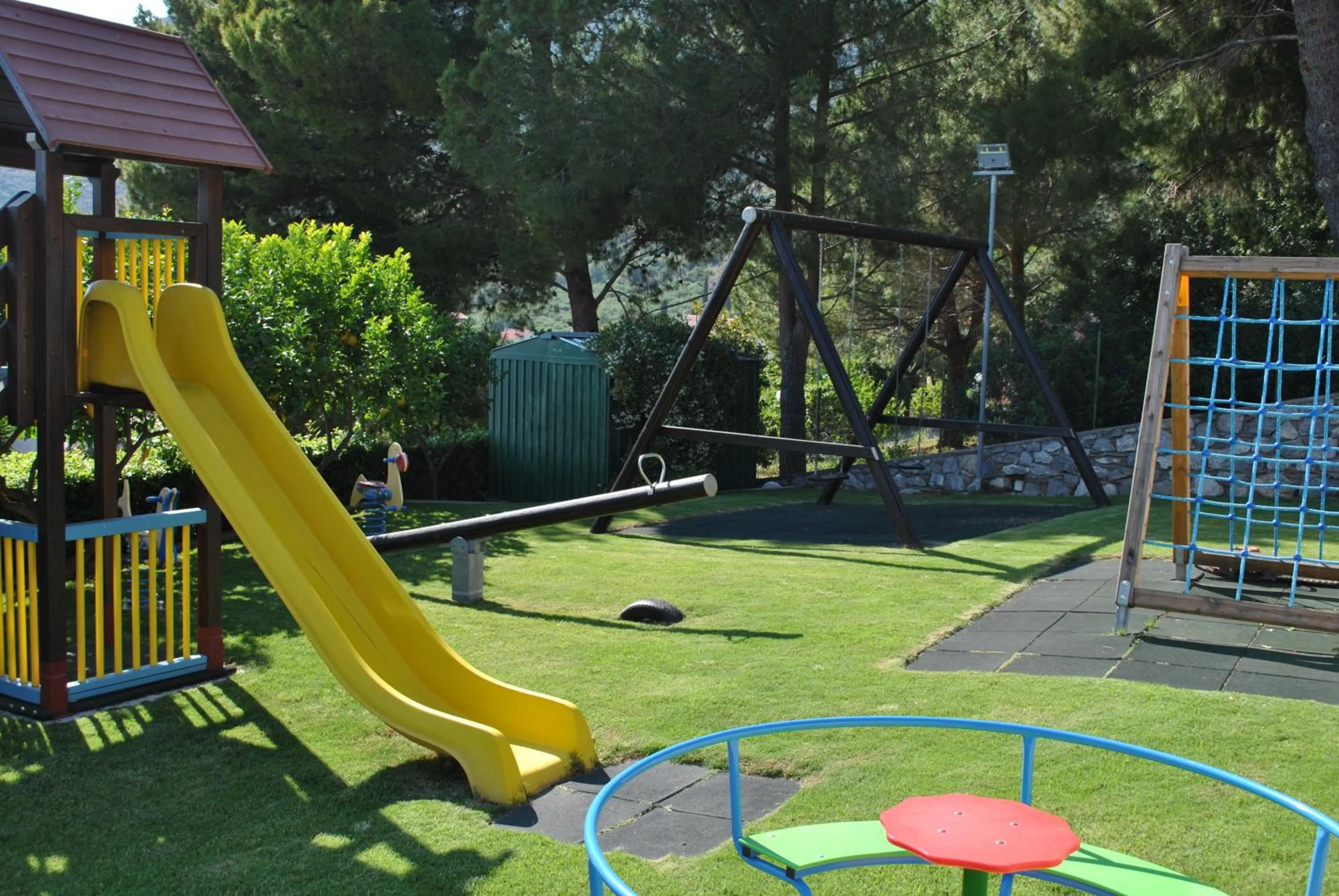 Children play ground in Hotel Ristorante Borgo La Tana