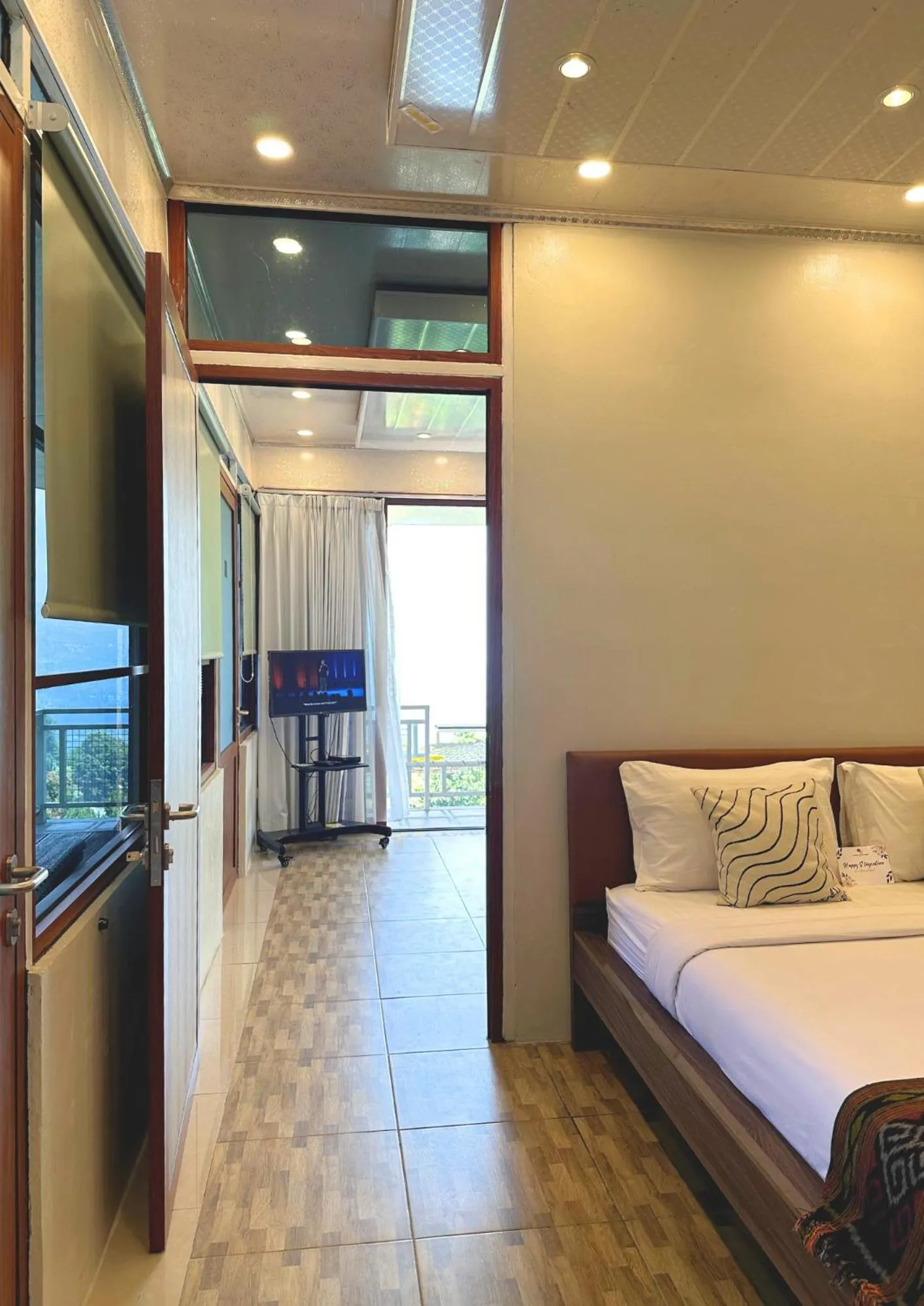 Bed in De Pointé Resort & Resto