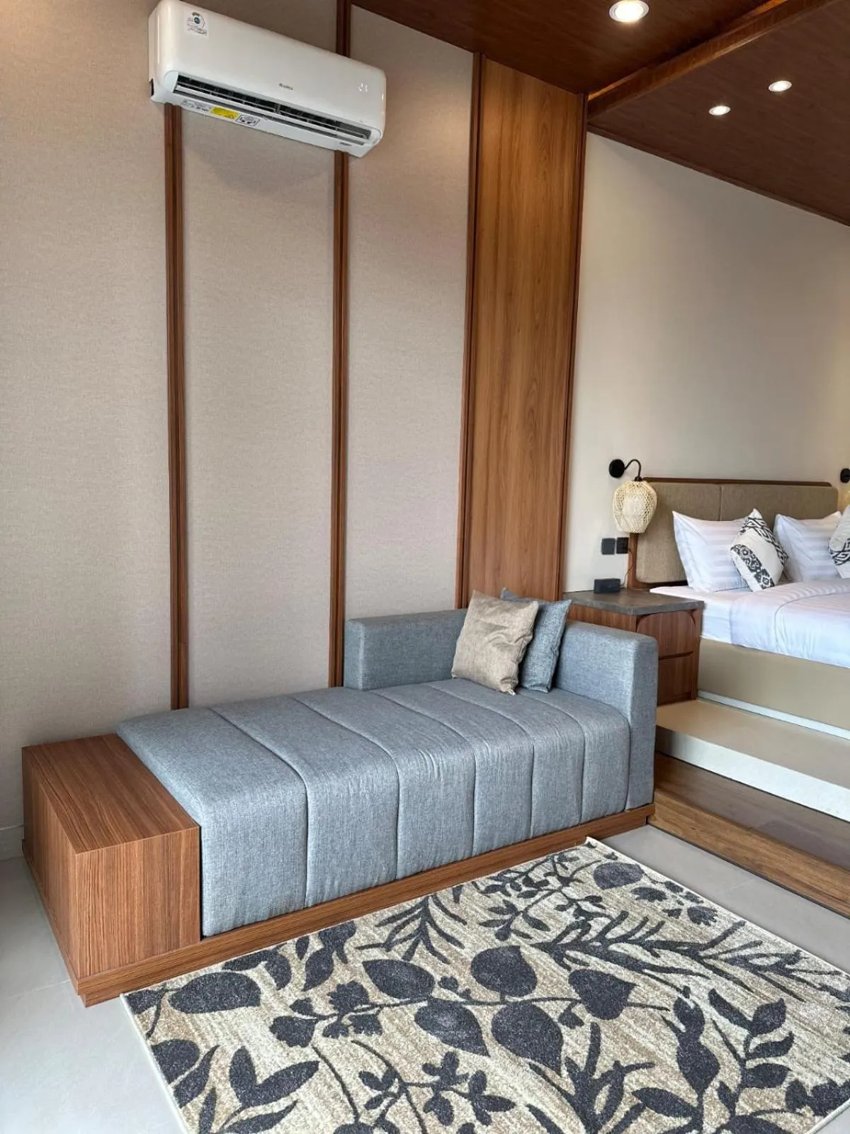 Bed in De Pointé Resort & Resto