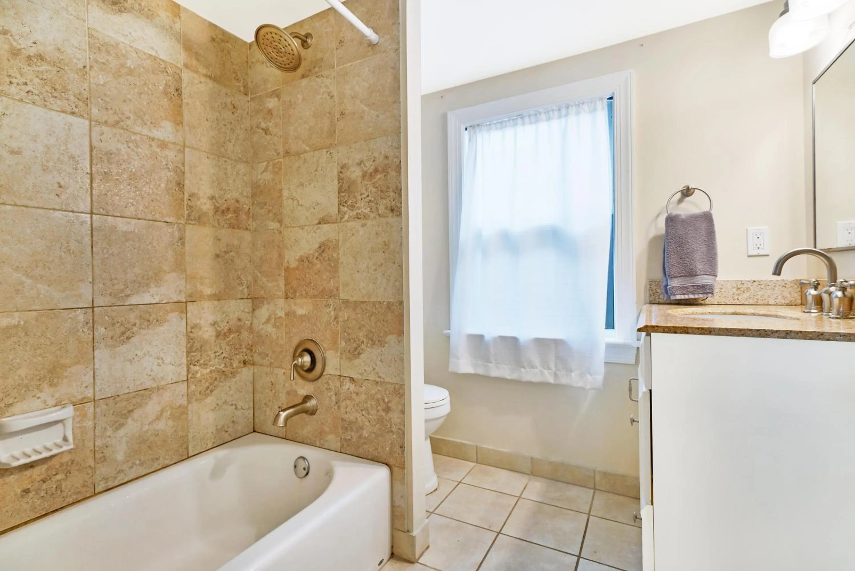 Bathroom in Charming Historic Home and Cottage minutes from the Intracoastal and the Beach