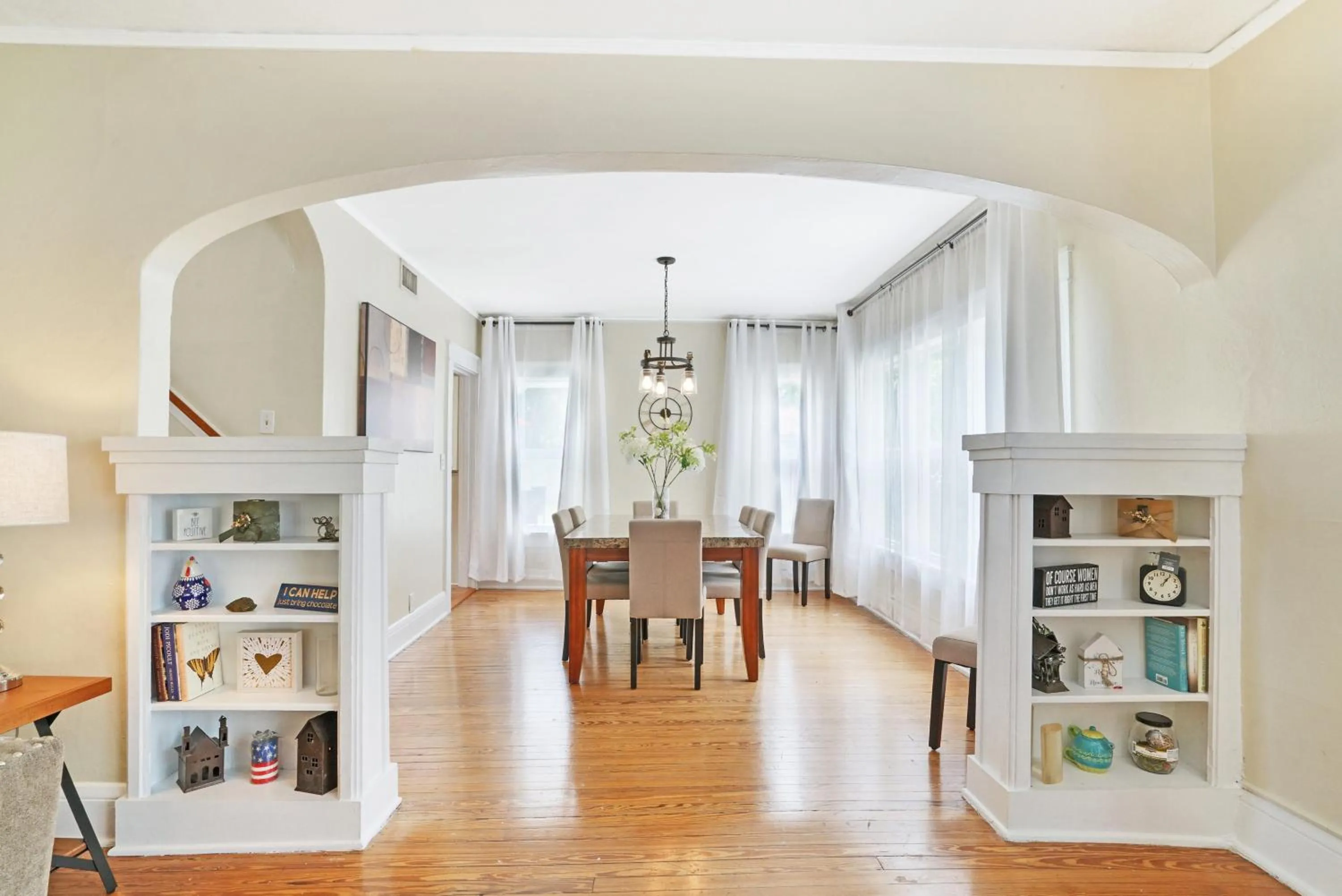 Dining area in Charming Historic Home and Cottage minutes from the Intracoastal and the Beach