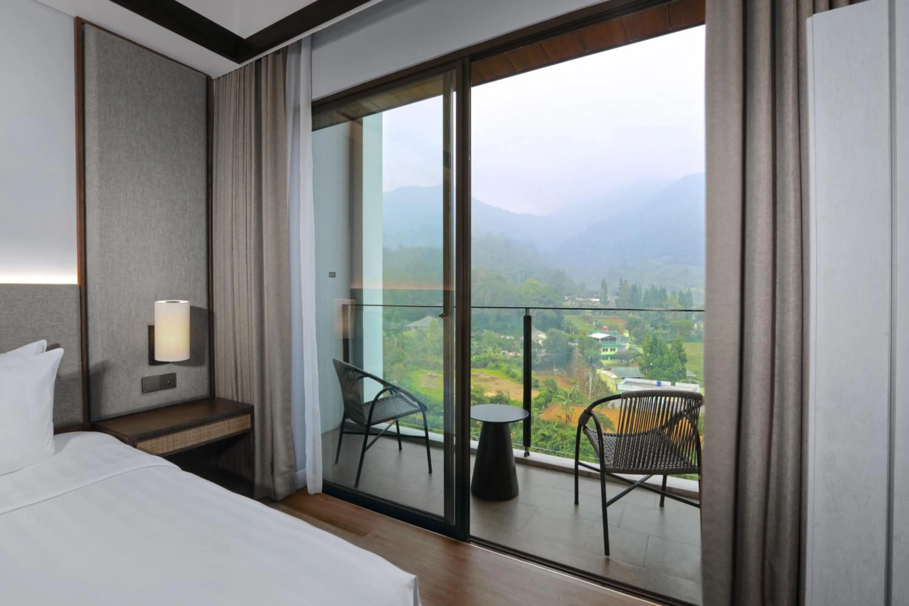Mountain view, Bed in Grand Aston Puncak Hotel & Resort