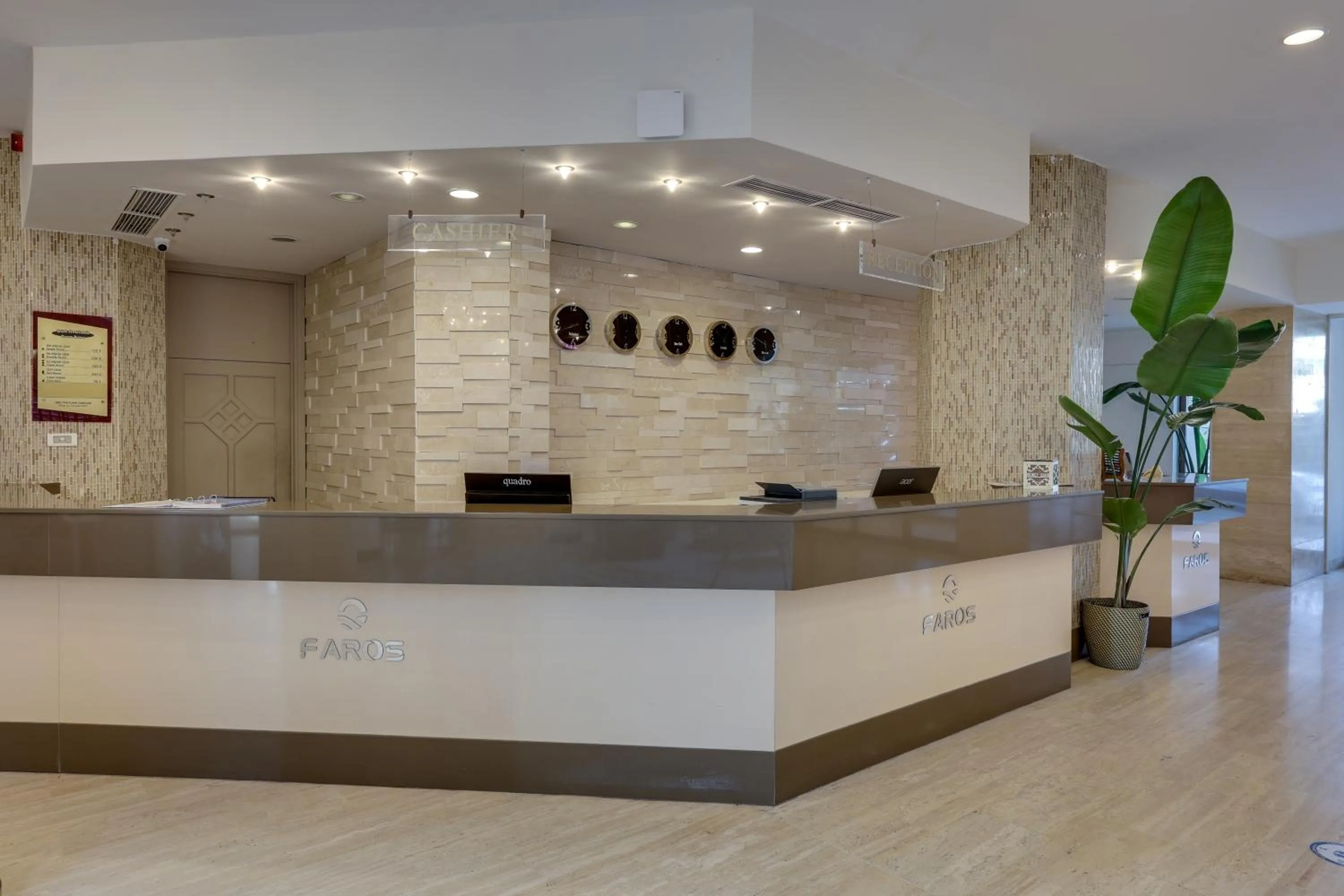 Lobby or reception in Faros Premium Beach