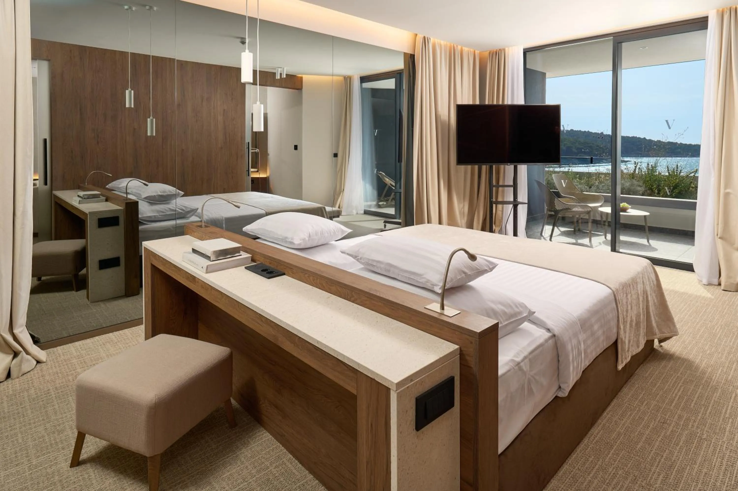 Bed in Grand Hotel View