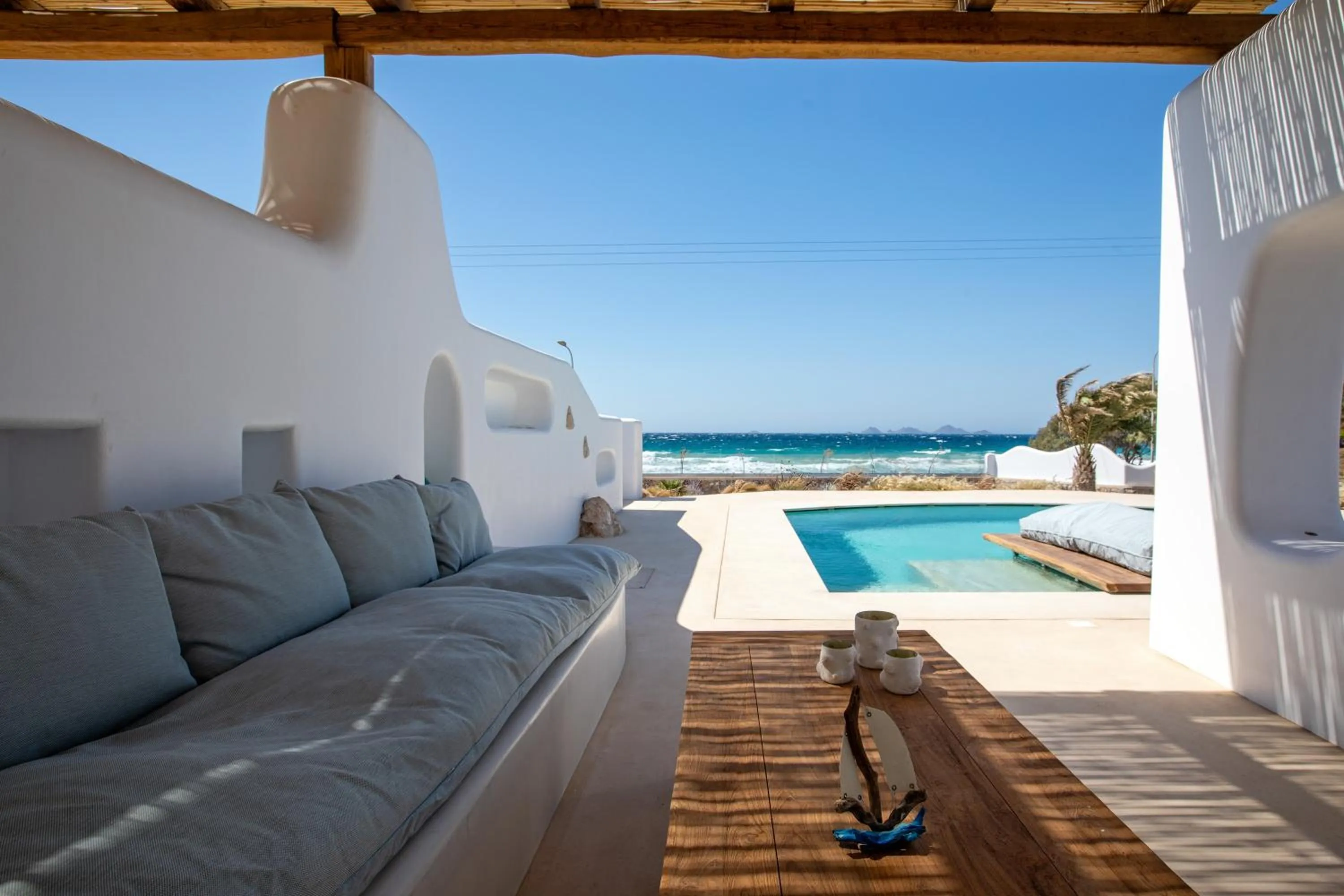 Swimming pool in Blue Pearls-Adults Only Luxury Suites